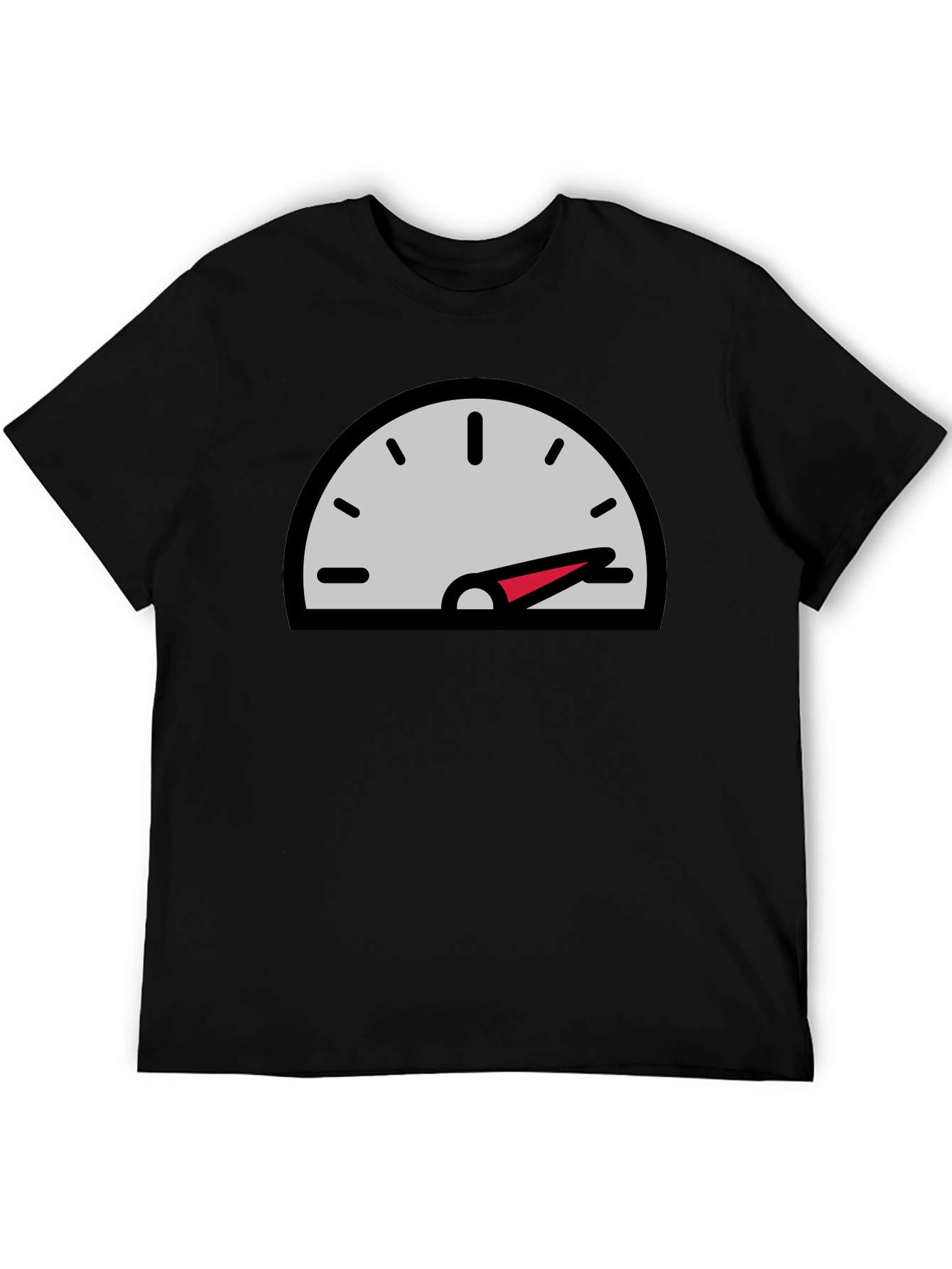 Speedometer Graphic Black T-Shirt