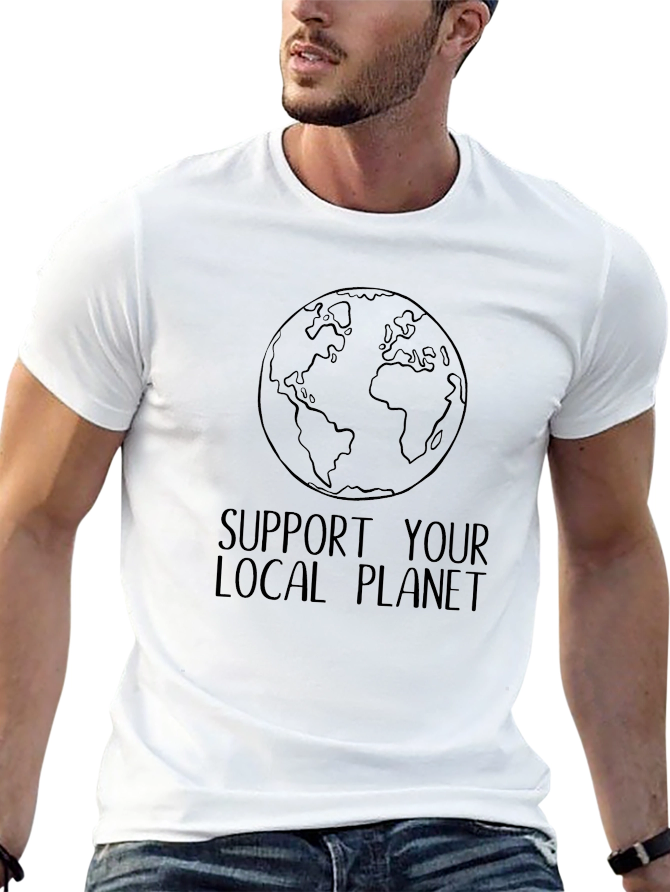 Support Your Local Planet Graphic Tee