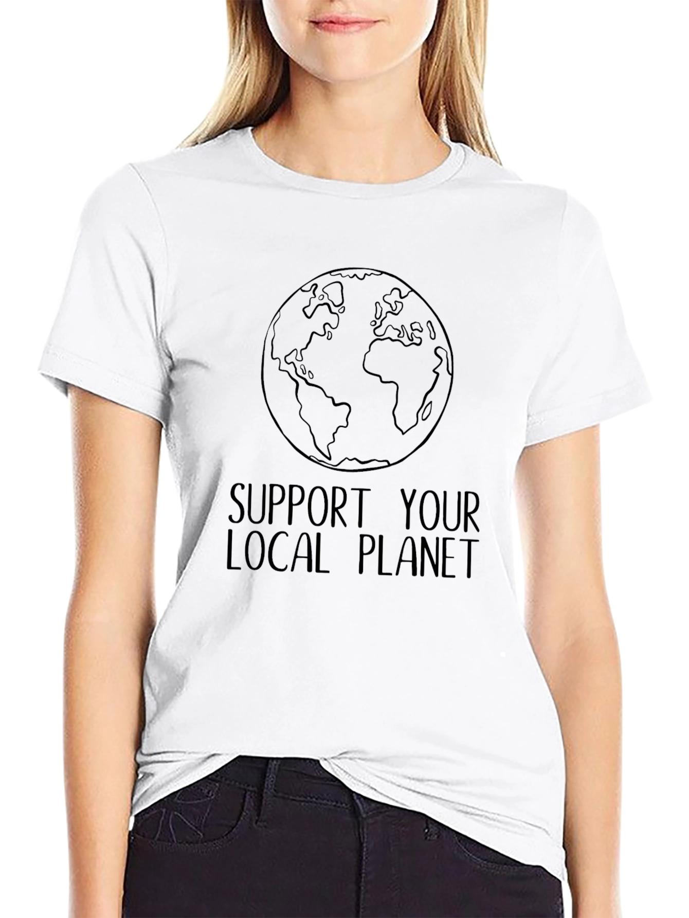 Support Your Local Planet Graphic Tee
