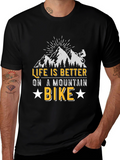 Life Is Better On A Mountain Bike Graphic T-Shirt