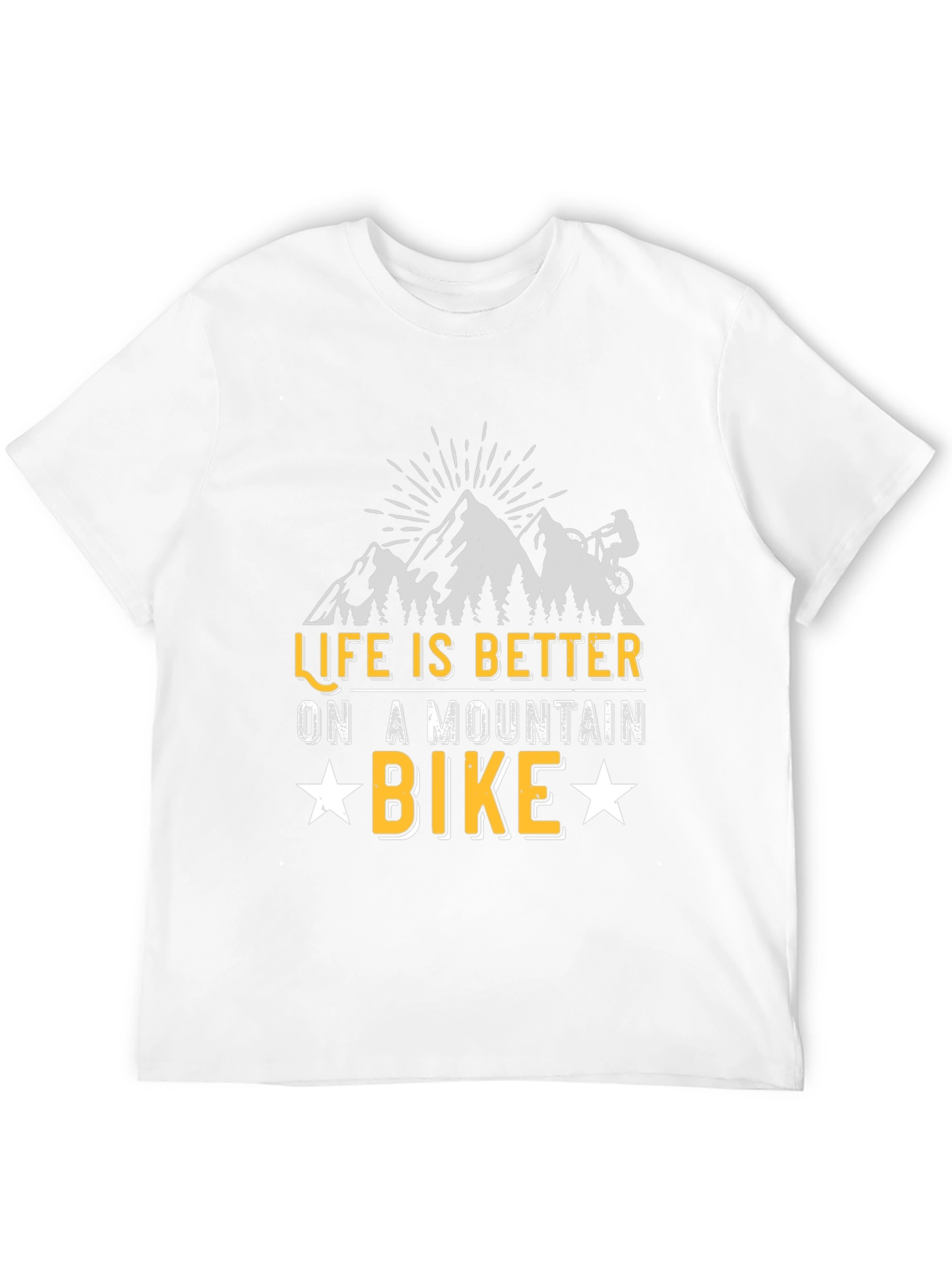Life Is Better On A Mountain Bike Graphic T-Shirt