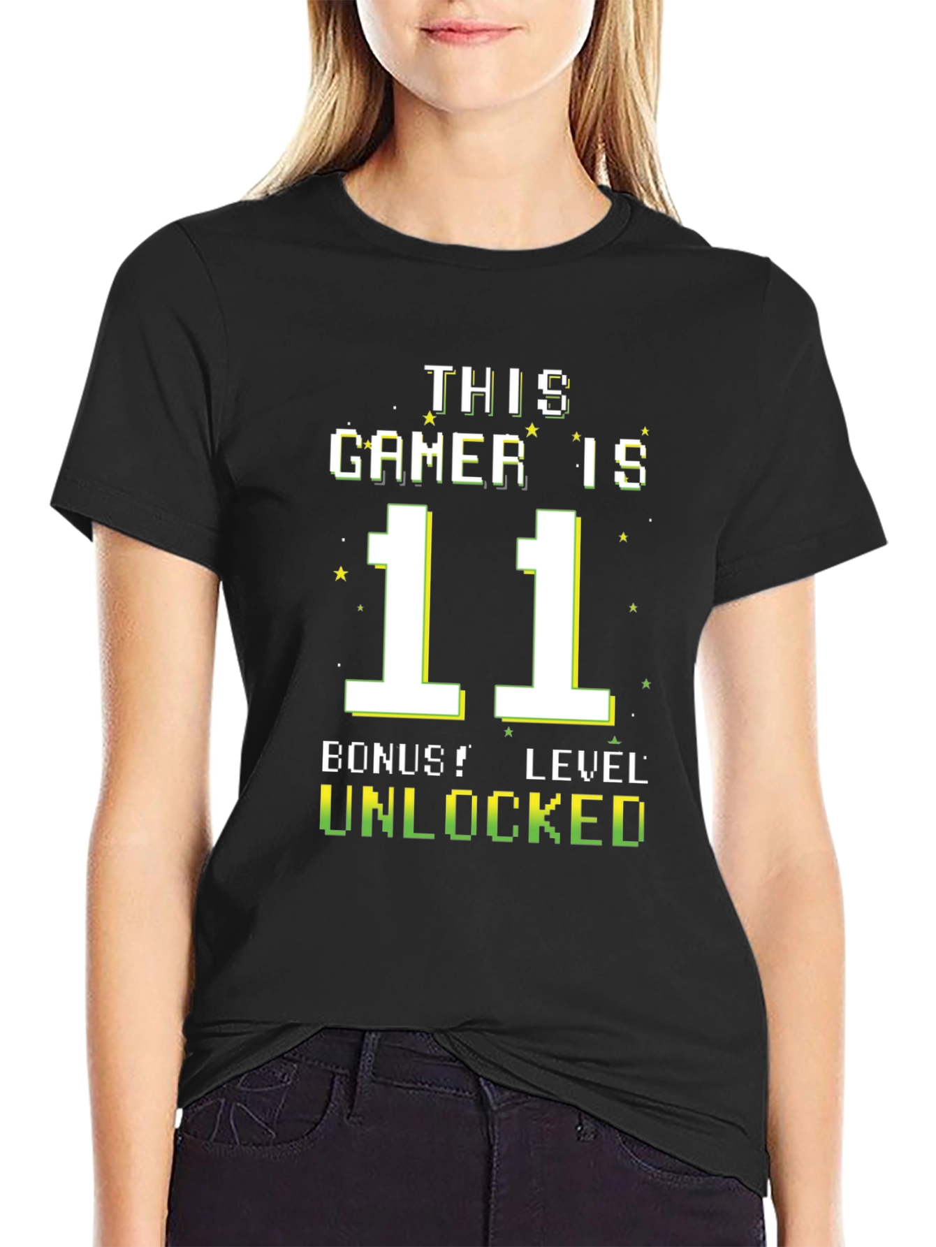Gamer 11th Birthday Level Unlocked T-Shirt