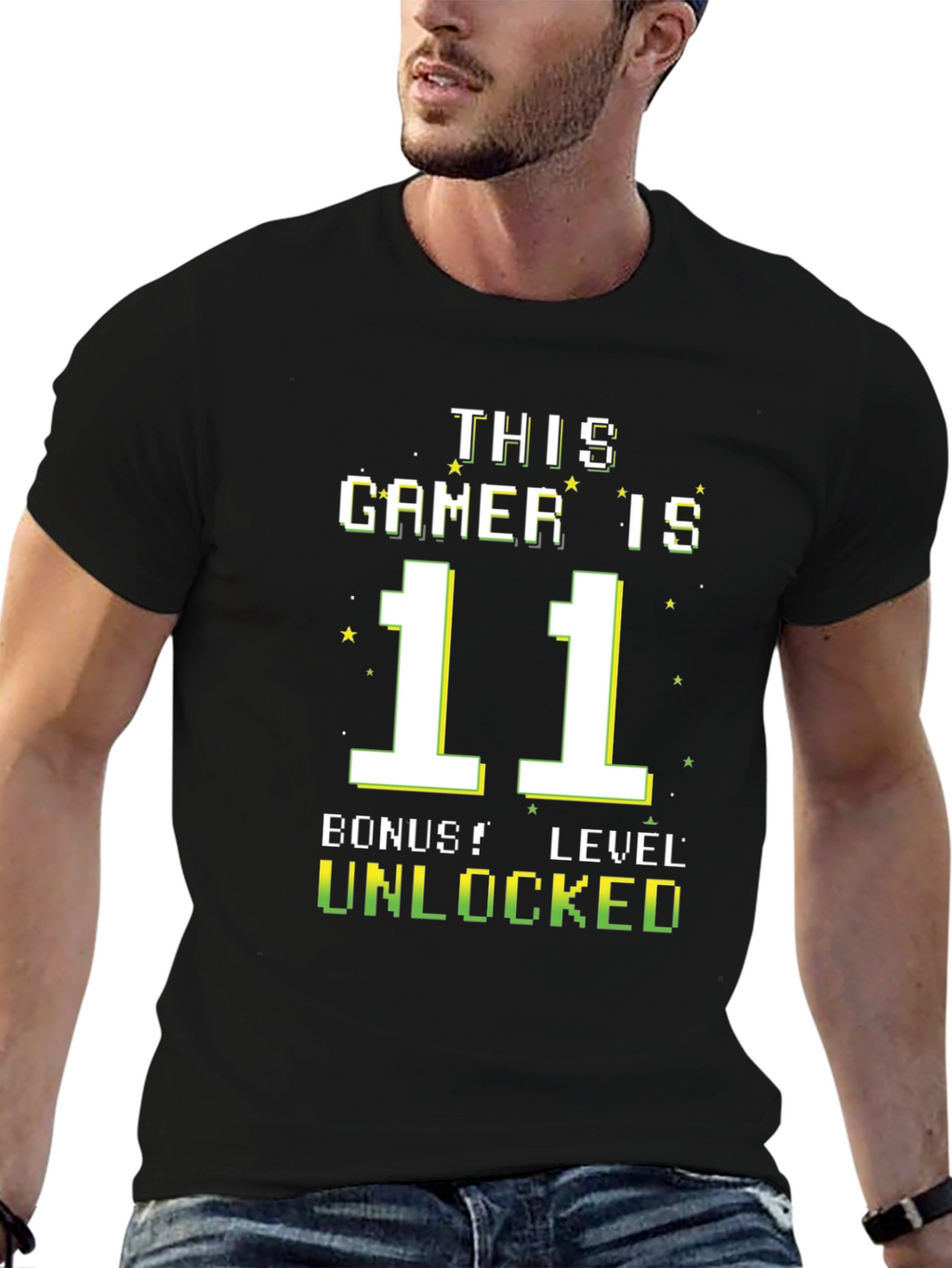 Gamer 11th Birthday Level Unlocked T-Shirt