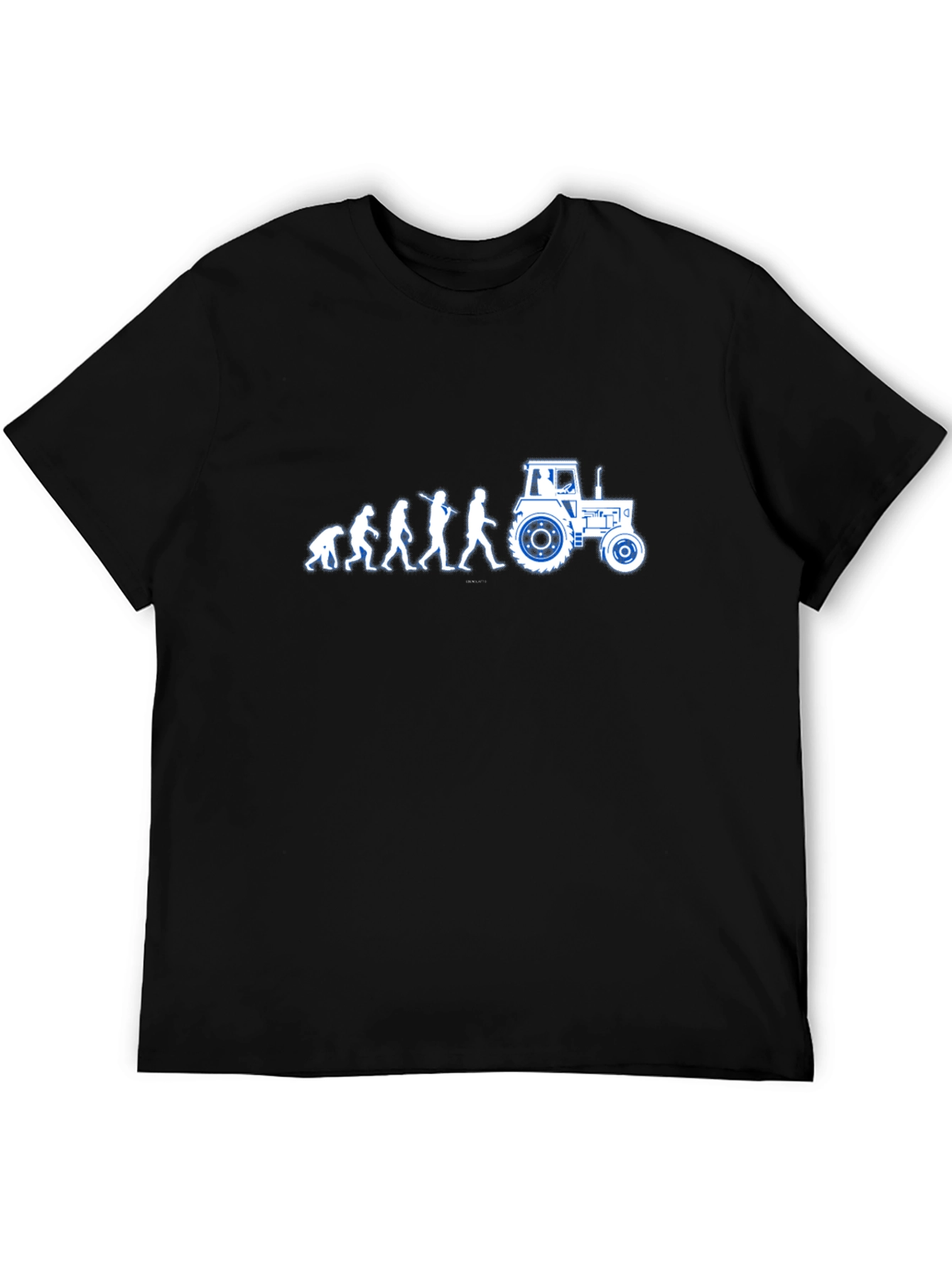 Evolution to Tractor T-Shirt - Black