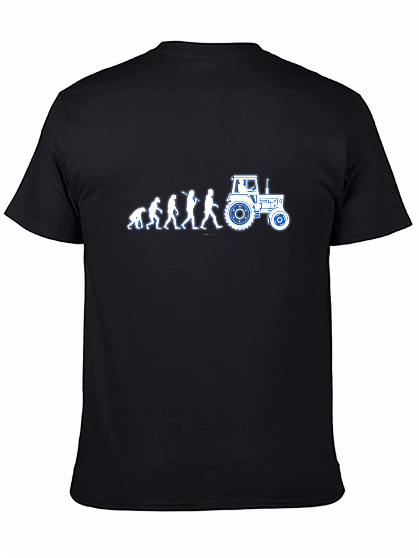 Evolution to Tractor T-Shirt - Black