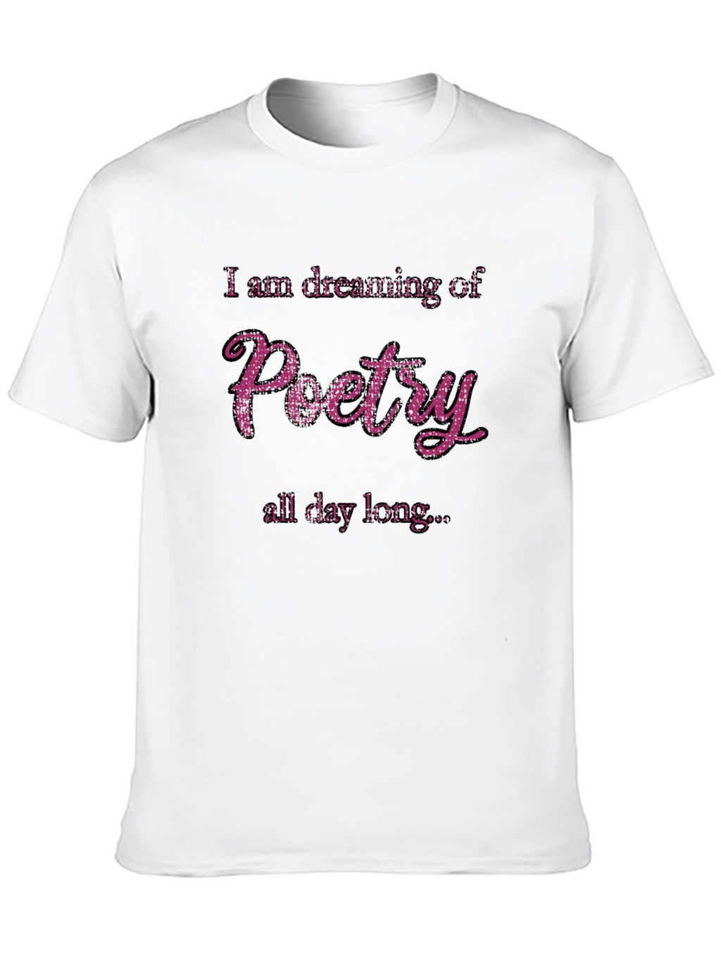 Poetry Dreamer Tee - Black Cotton T-Shirt
