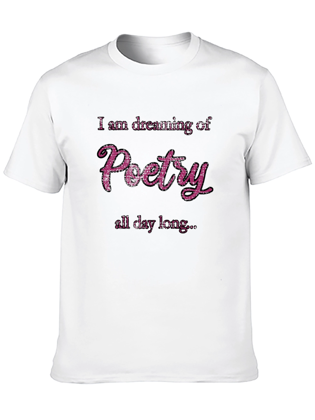 Poetry Dreamer Tee - Black Cotton T-Shirt