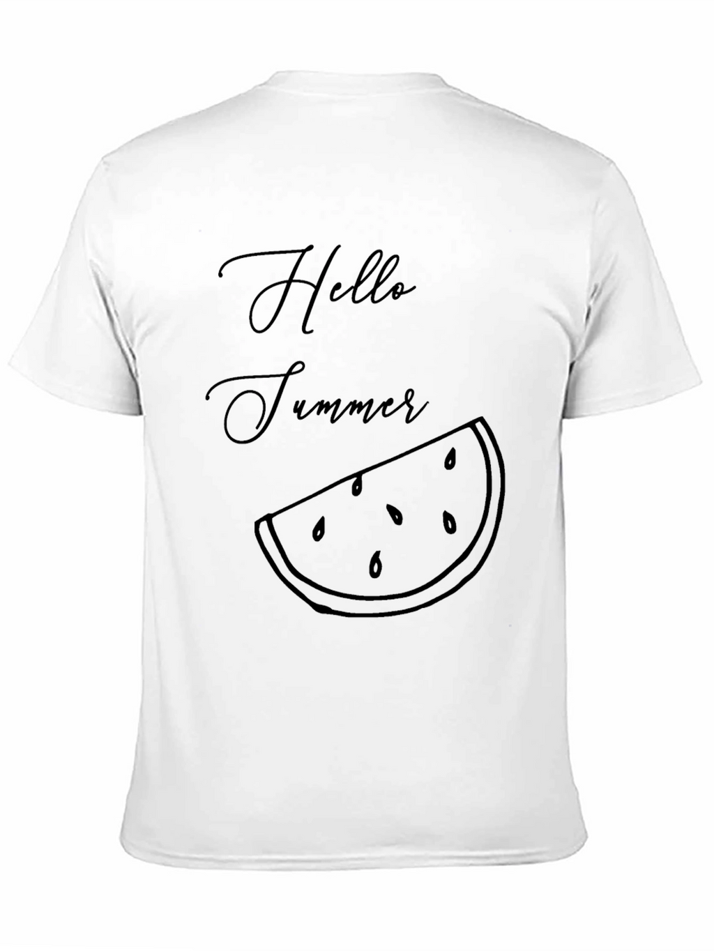 Hello Summer Watermelon Graphic T-Shirt