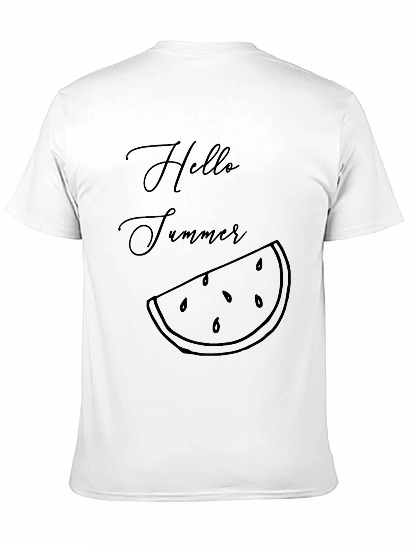 Hello Summer Watermelon Graphic T-Shirt