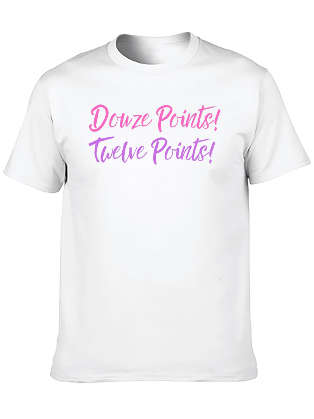Douze Points T-Shirt - Eurovision Fan Tee