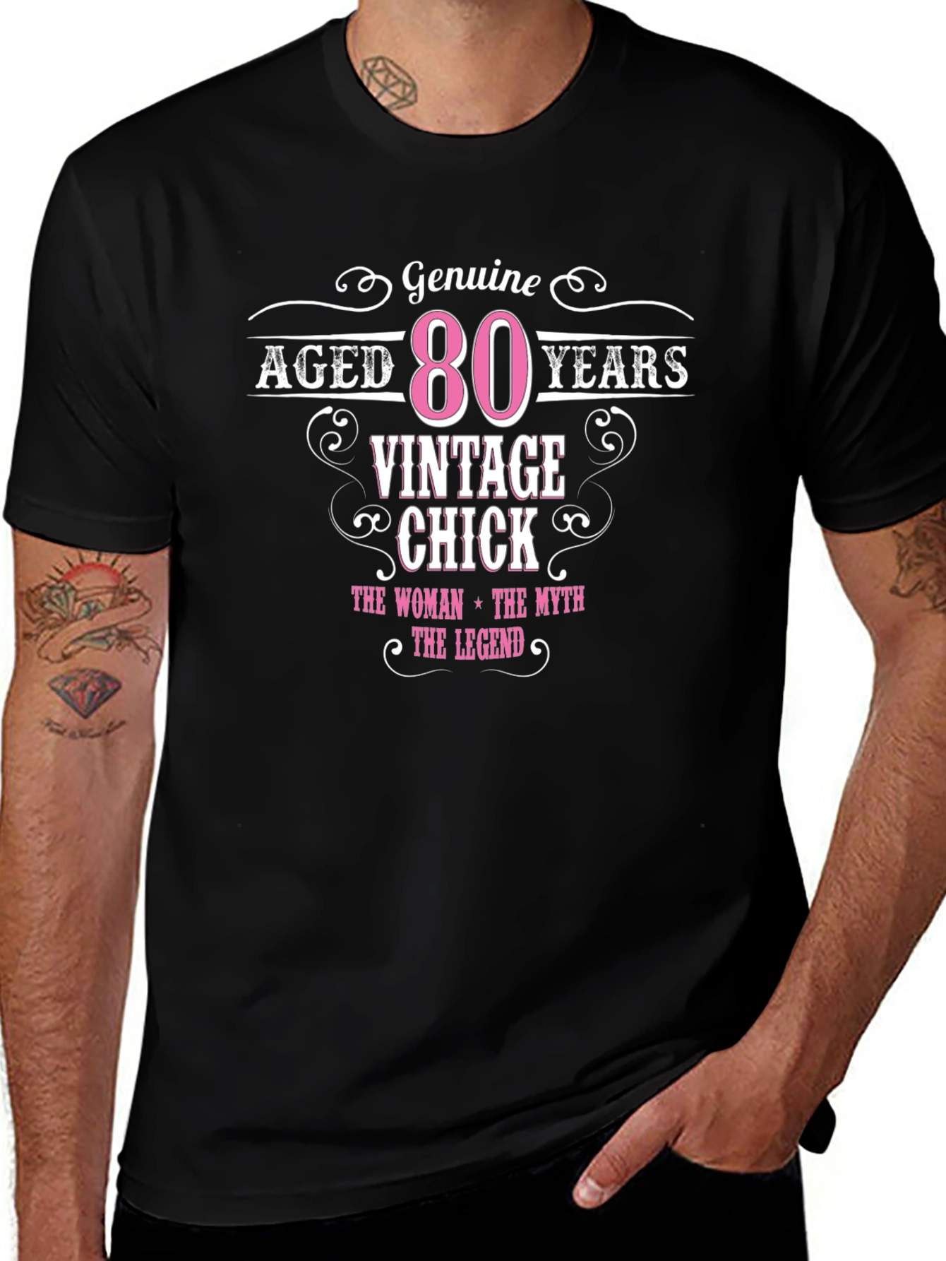 Genuine Aged 80 Years Vintage Chick T-Shirt