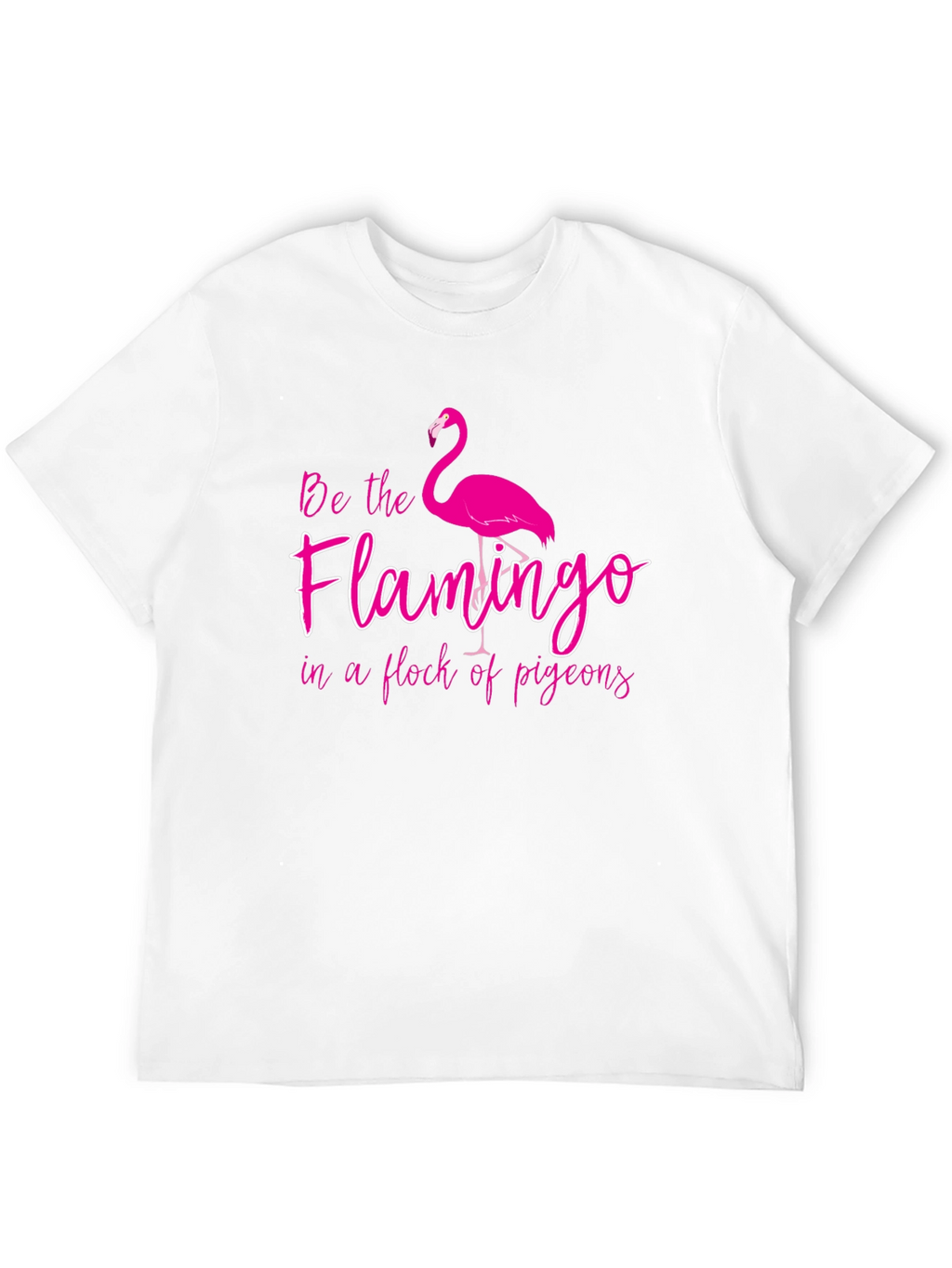 Be the Flamingo Black Graphic Tee