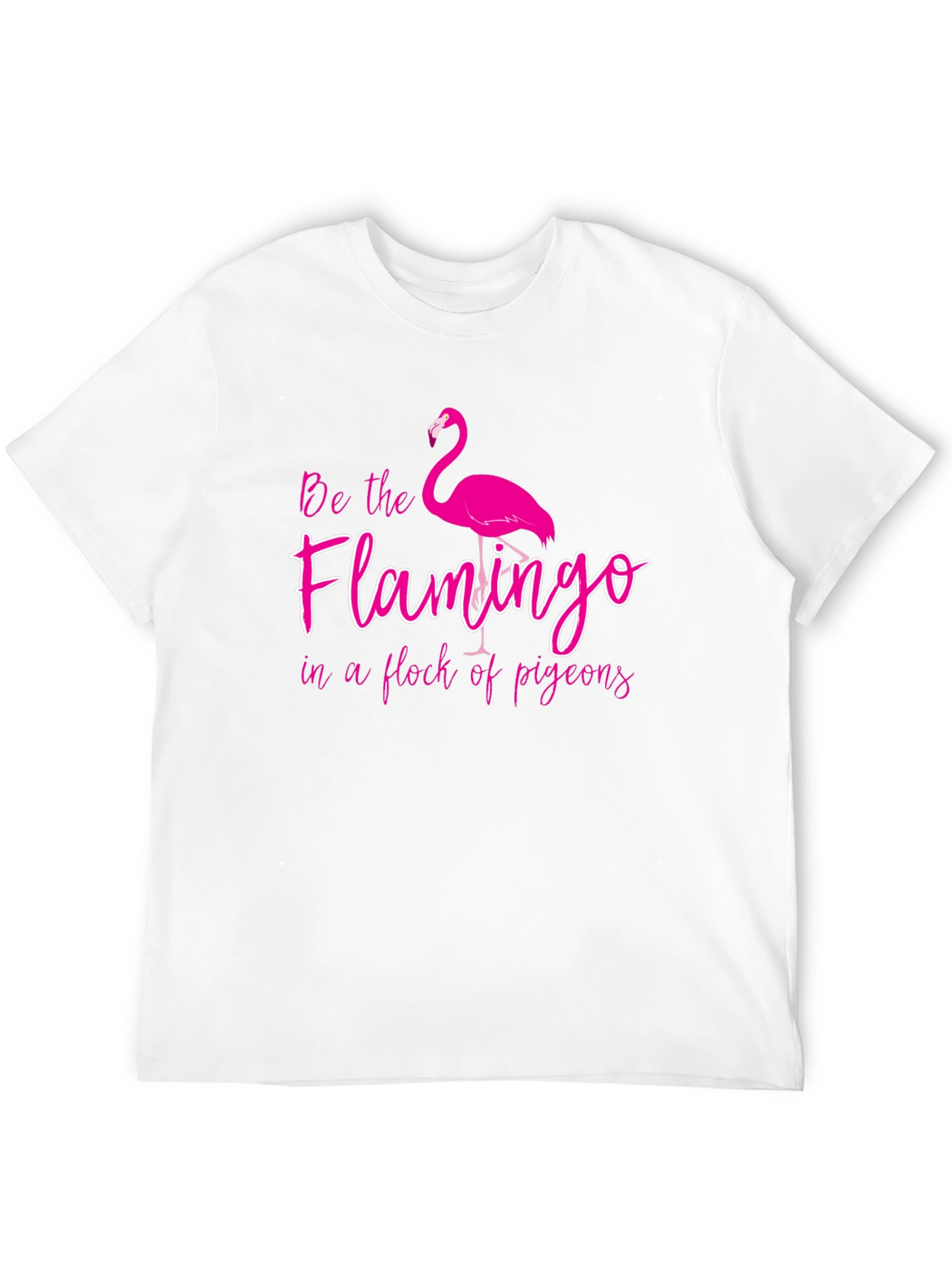 Be the Flamingo Black Graphic Tee
