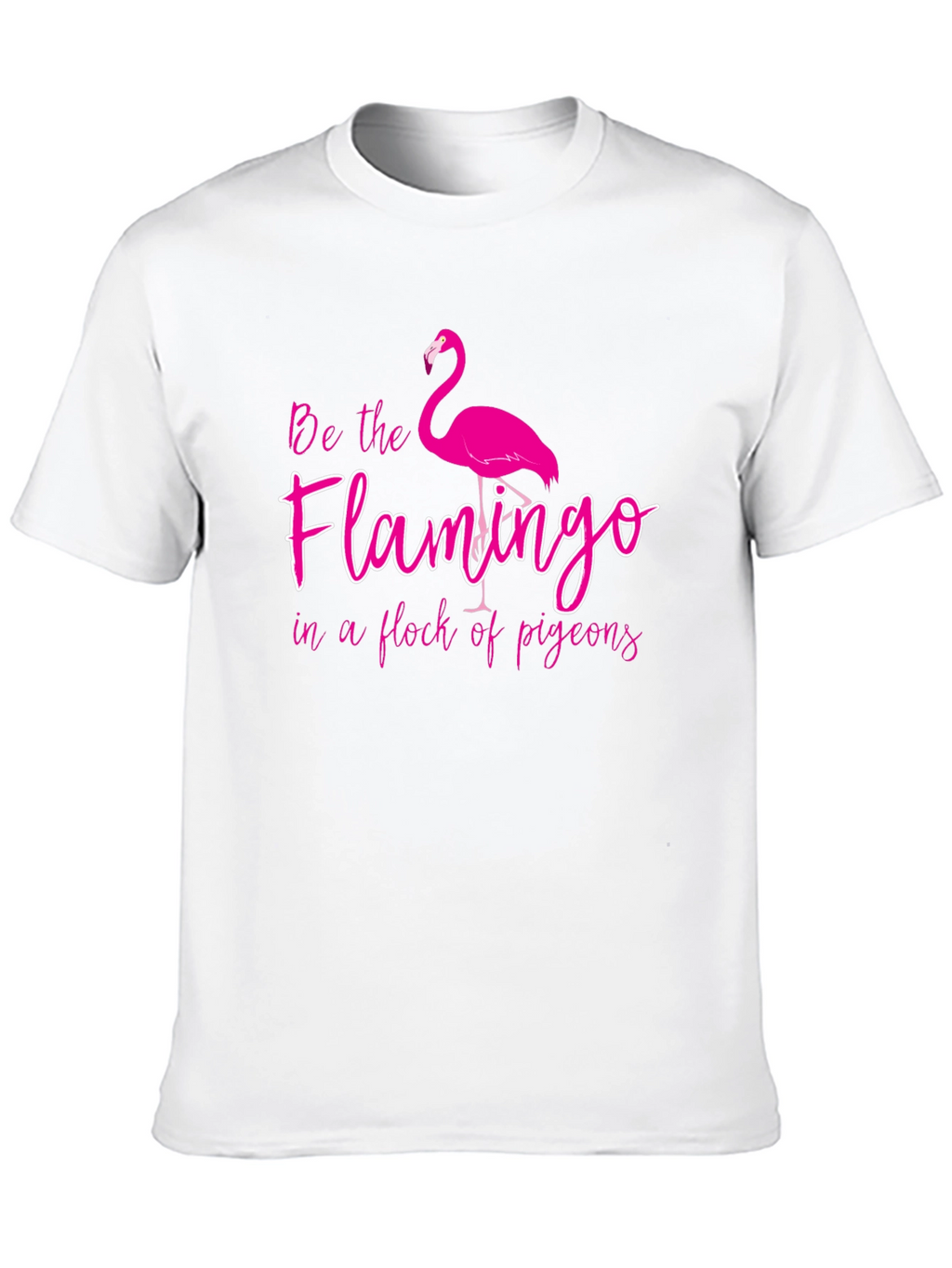 Be the Flamingo Black Graphic Tee
