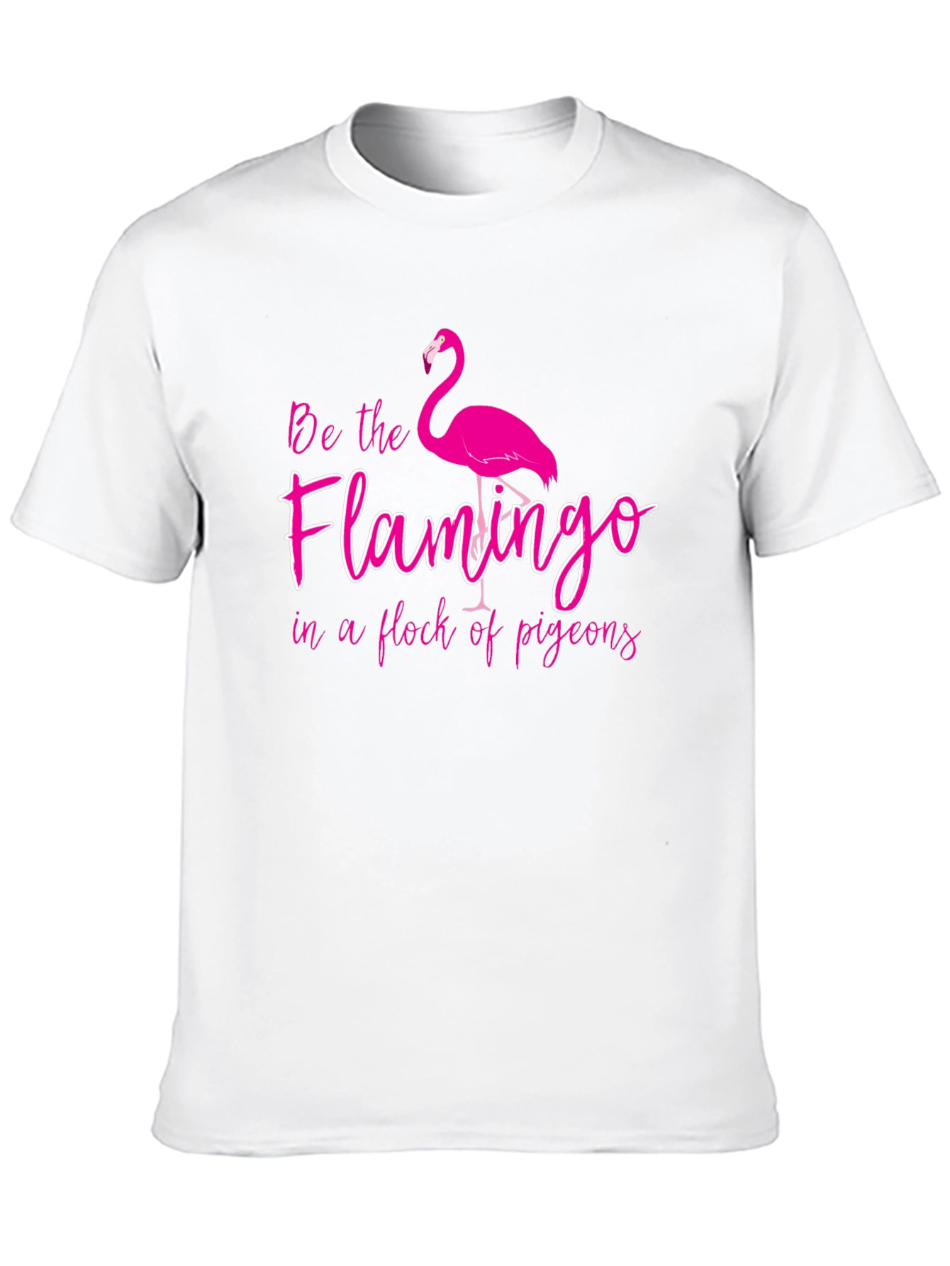 Be the Flamingo Black Graphic Tee