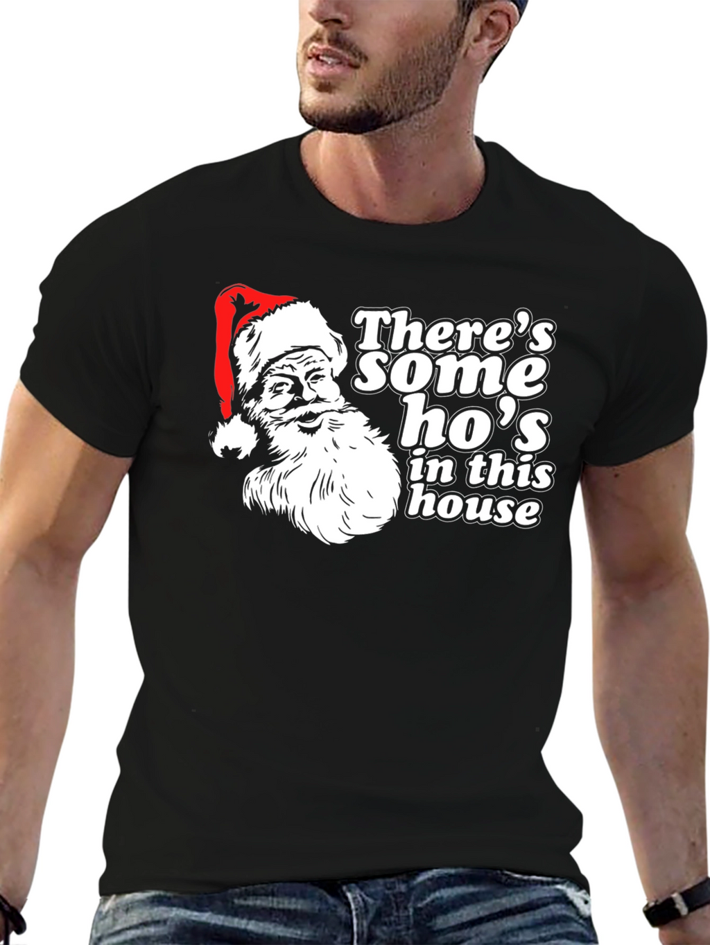 Santas Hos T-Shirt - Holiday Humor