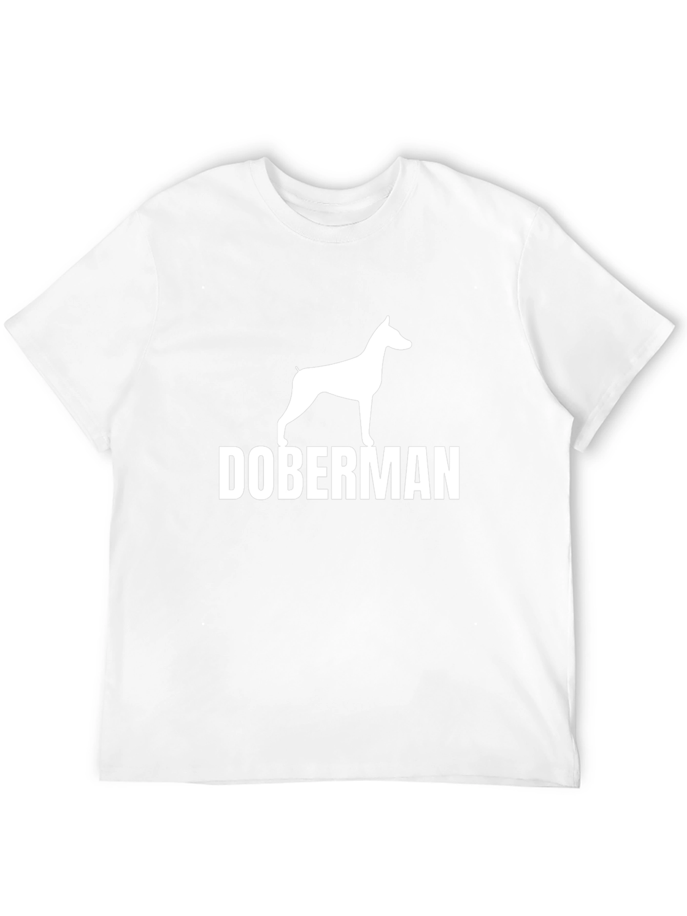 Doberman Dog Breed T-Shirt - Black Cotton Tee