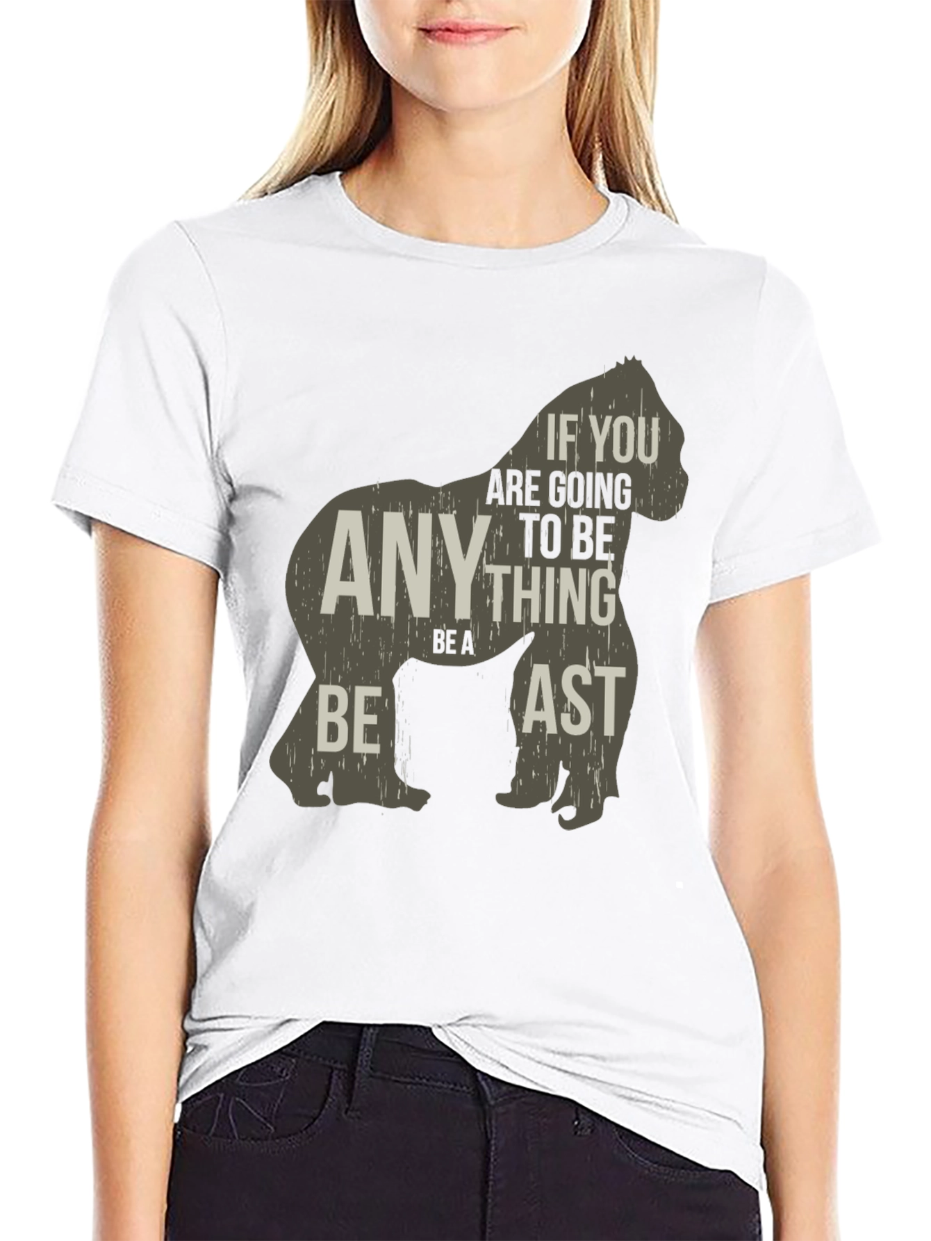 Be a Beast T-Shirt - Gorilla Graphic Tee