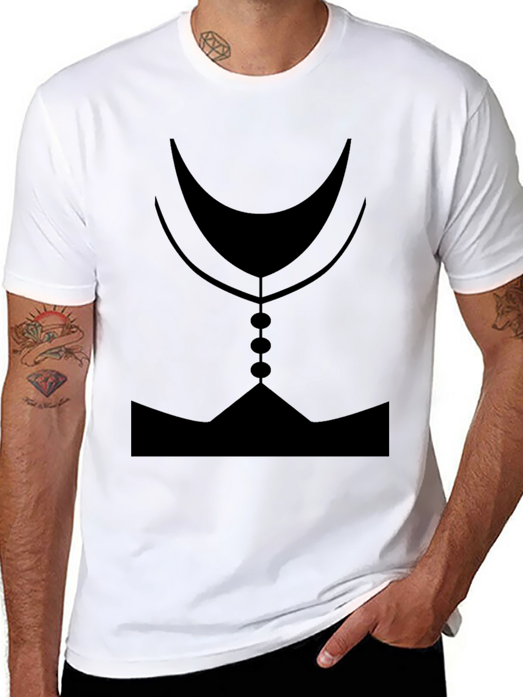 Mystic Silhouette Graphic Tee - Black