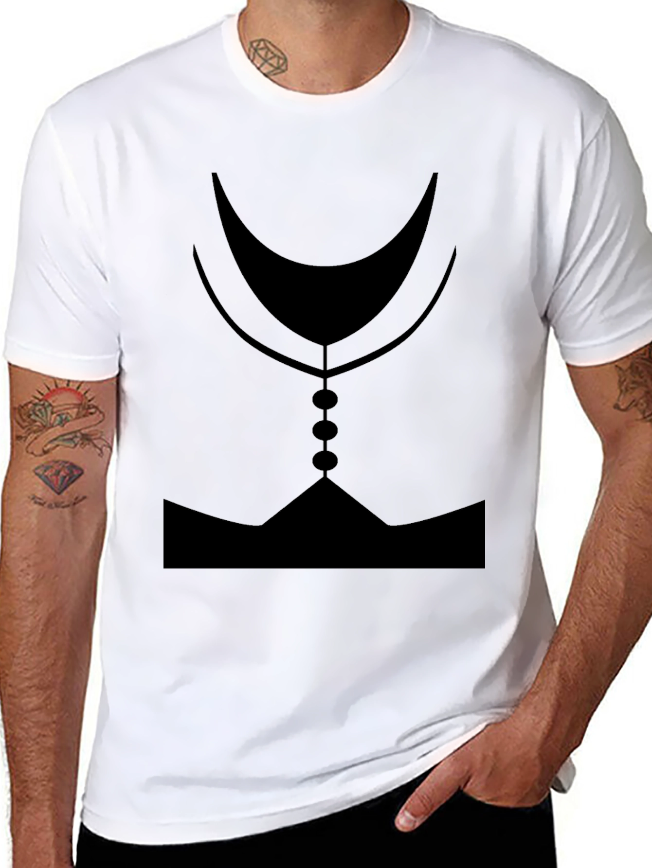 Mystic Silhouette Graphic Tee - Black