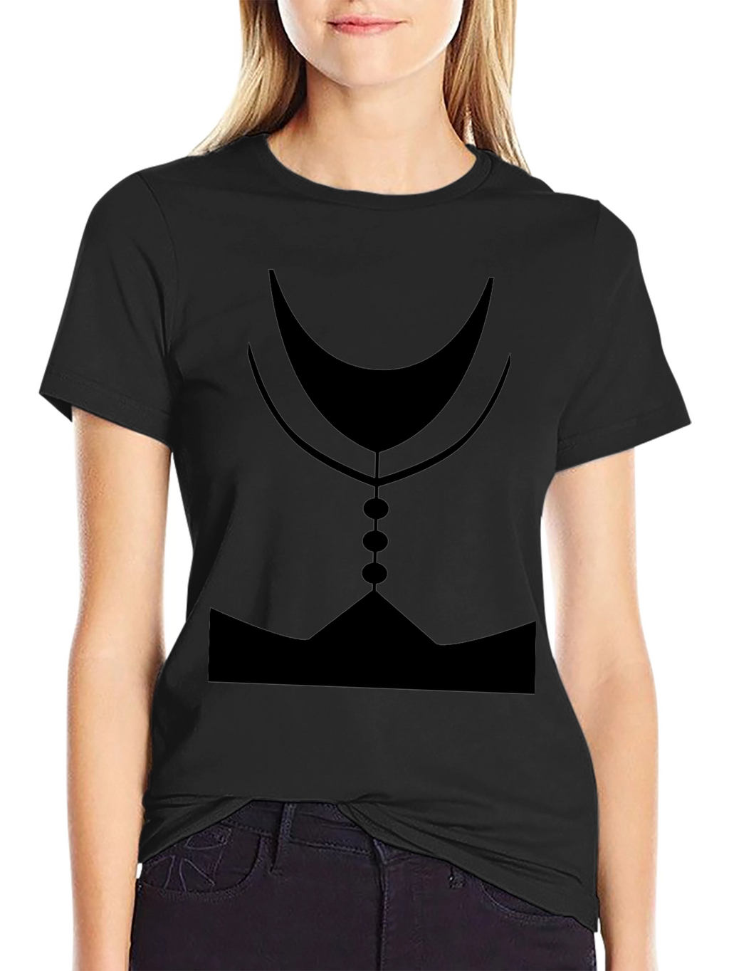 Mystic Silhouette Graphic Tee - Black