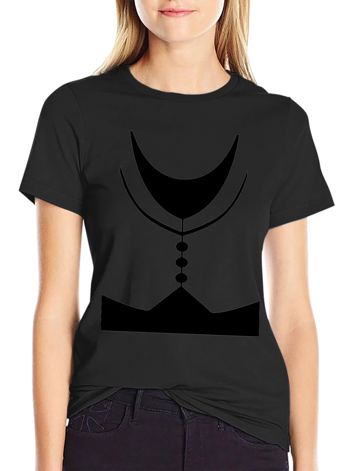 Mystic Silhouette Graphic Tee - Black