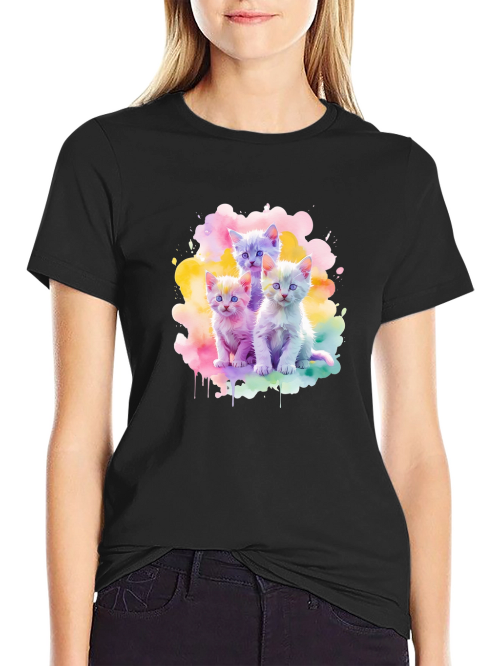 Watercolor Kittens T-Shirt