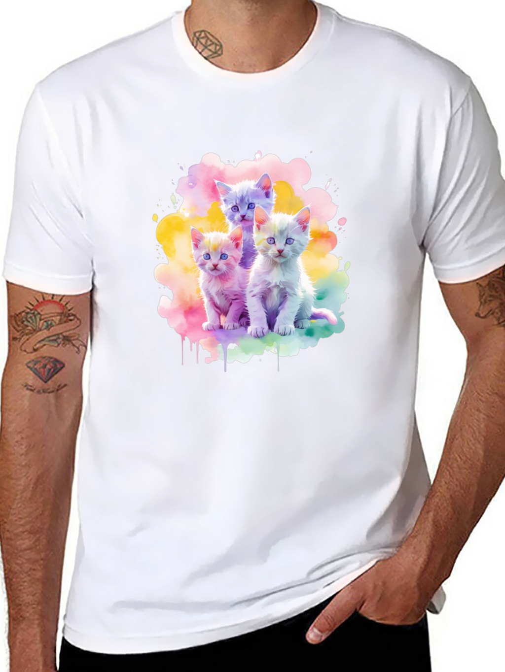 Watercolor Kittens T-Shirt