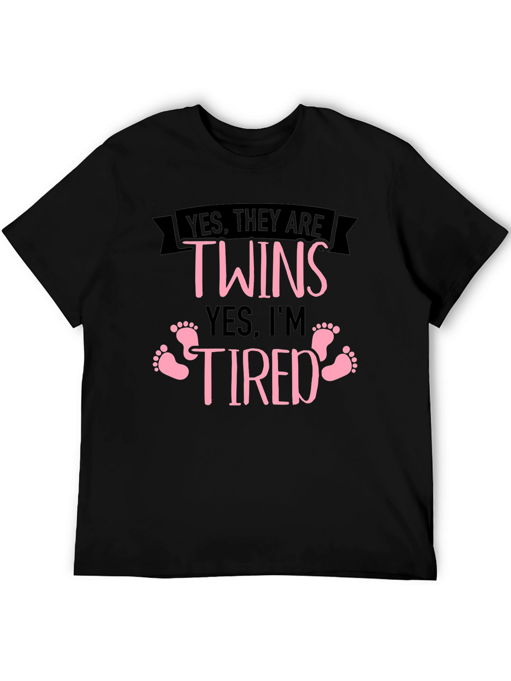 Twins Tired Black T-Shirt