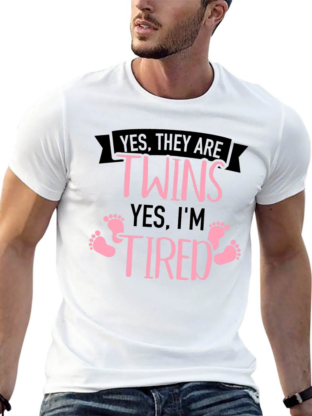 Twins Tired Black T-Shirt