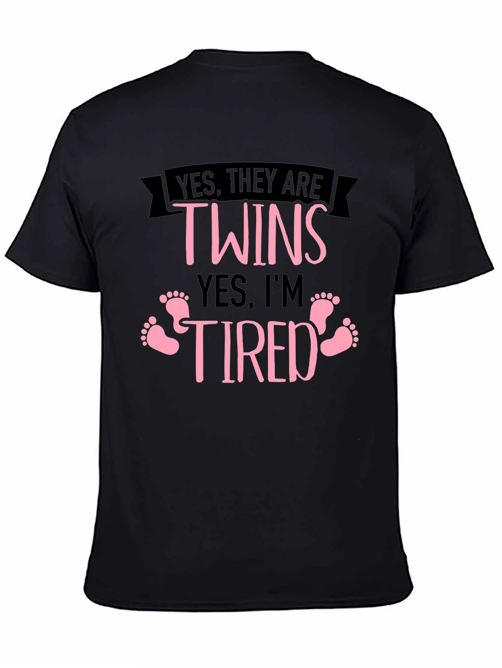Twins Tired Black T-Shirt