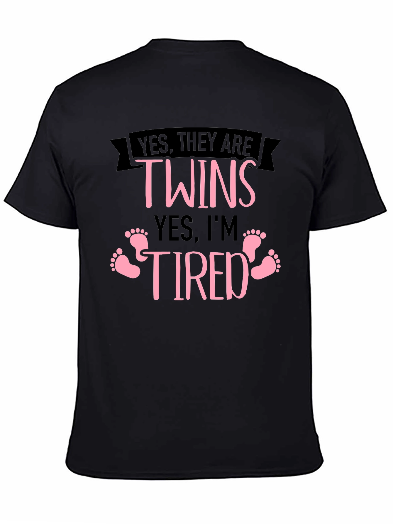 Twins Tired Black T-Shirt