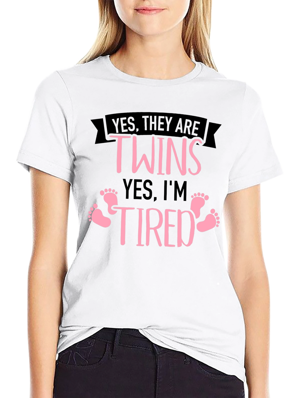 Twins Tired Black T-Shirt