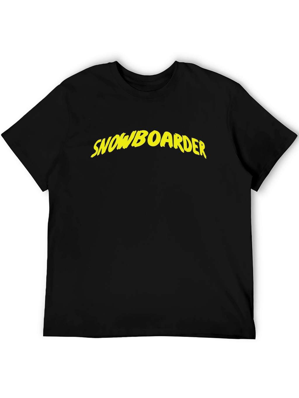 Snowboarder Graphic Black T-Shirt