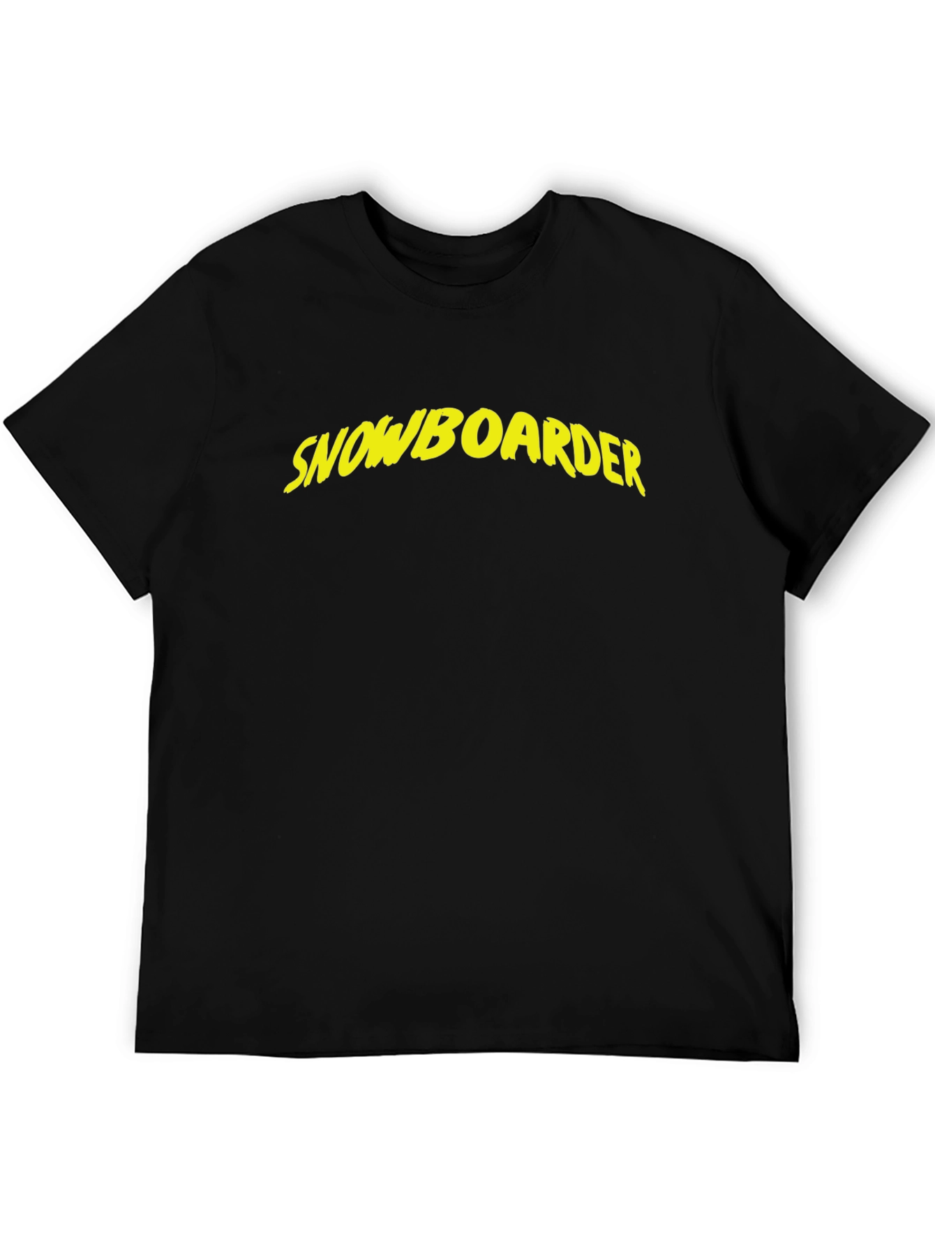 Snowboarder Graphic Black T-Shirt