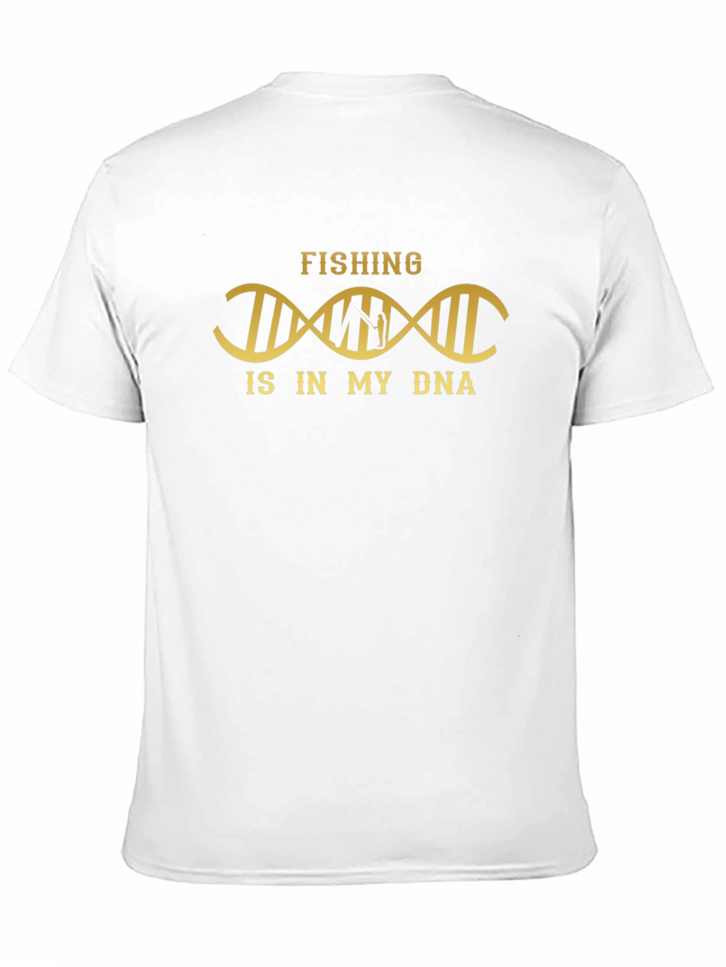 Fishing is in My DNA Black T-Shirt
