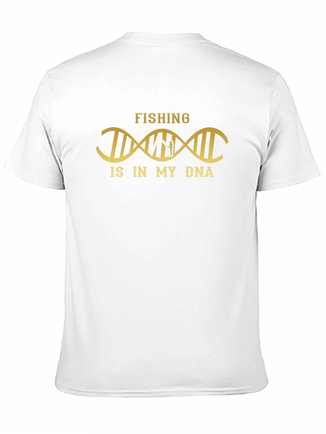 Fishing is in My DNA Black T-Shirt