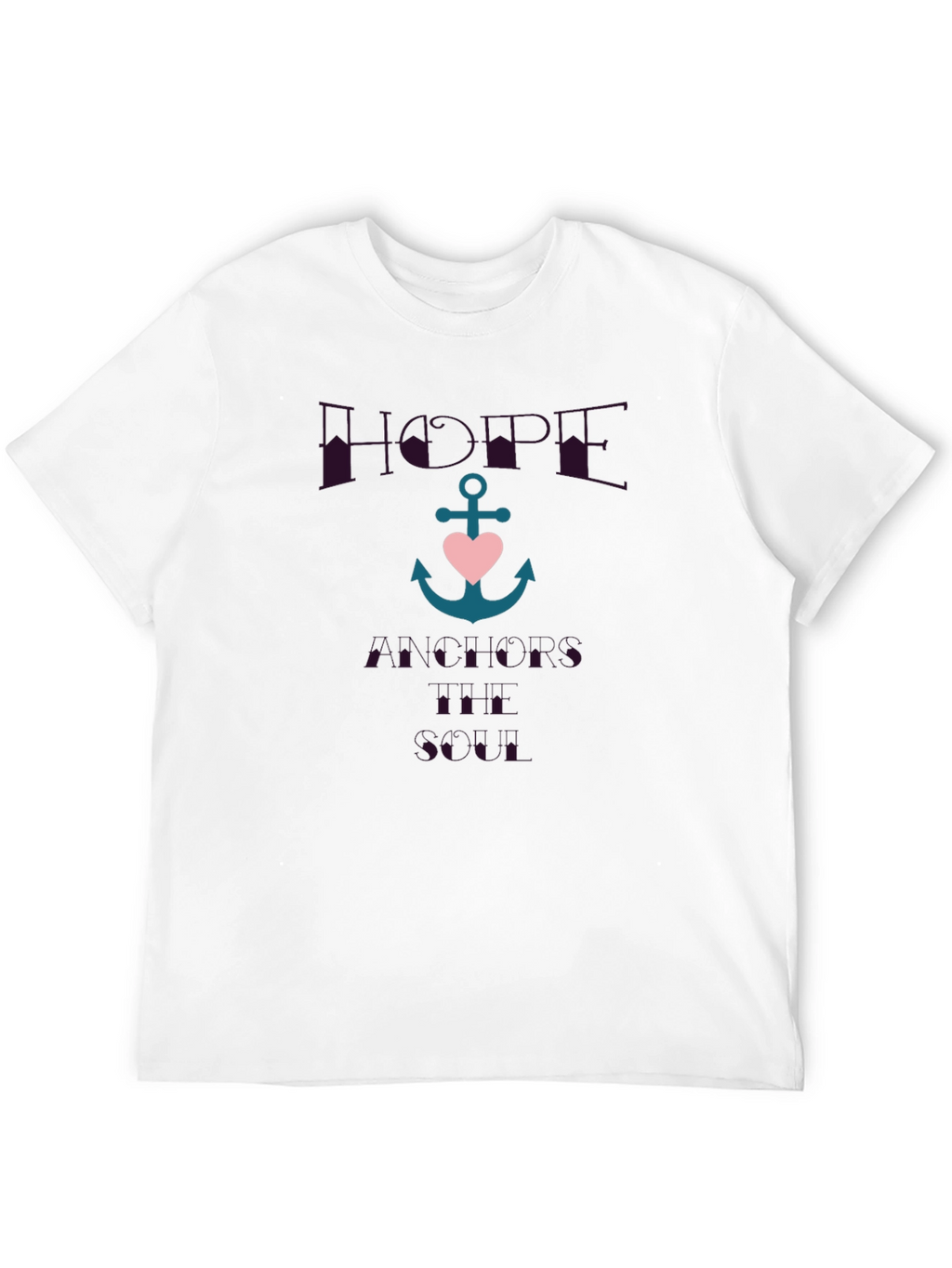 Hope Anchors the Soul Graphic T-Shirt