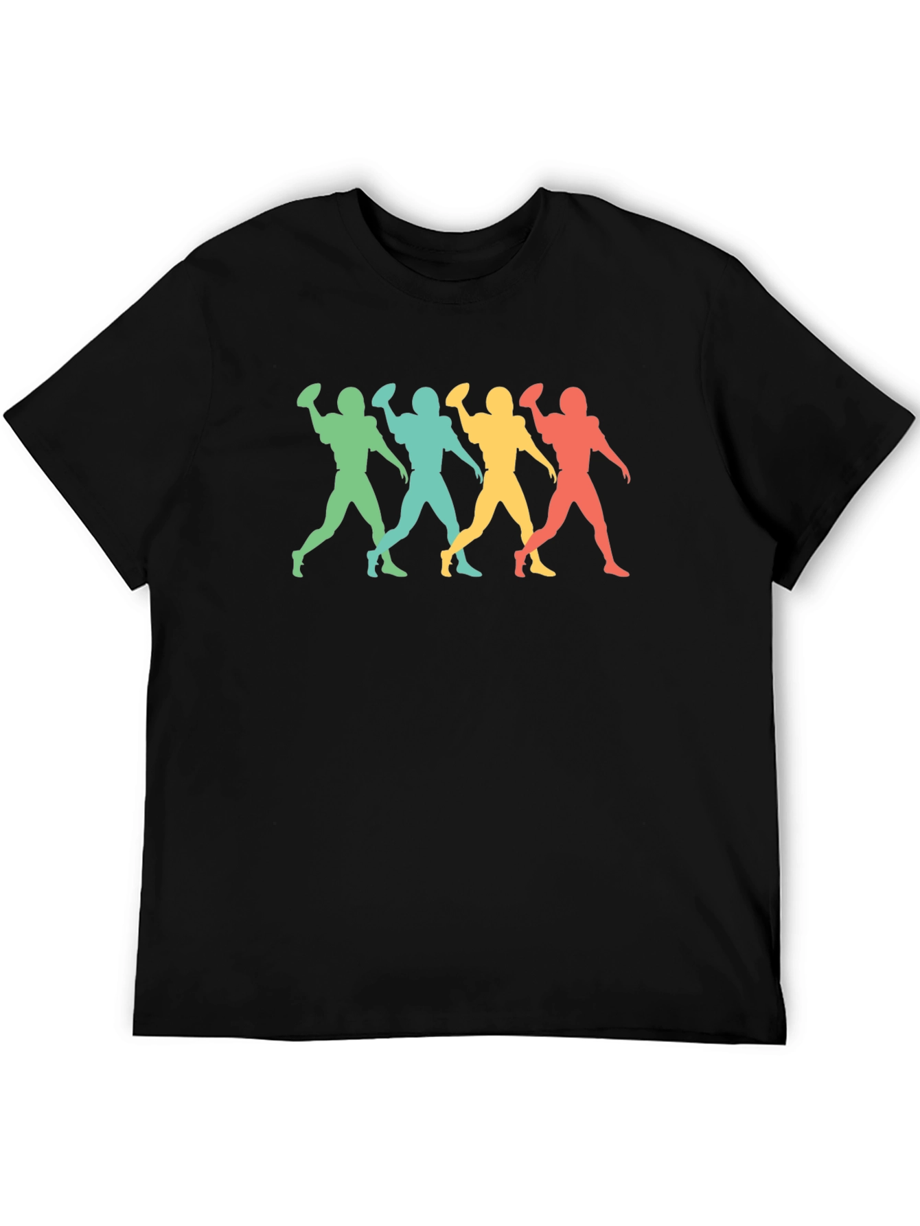 Retro Football Player Graphic Tee