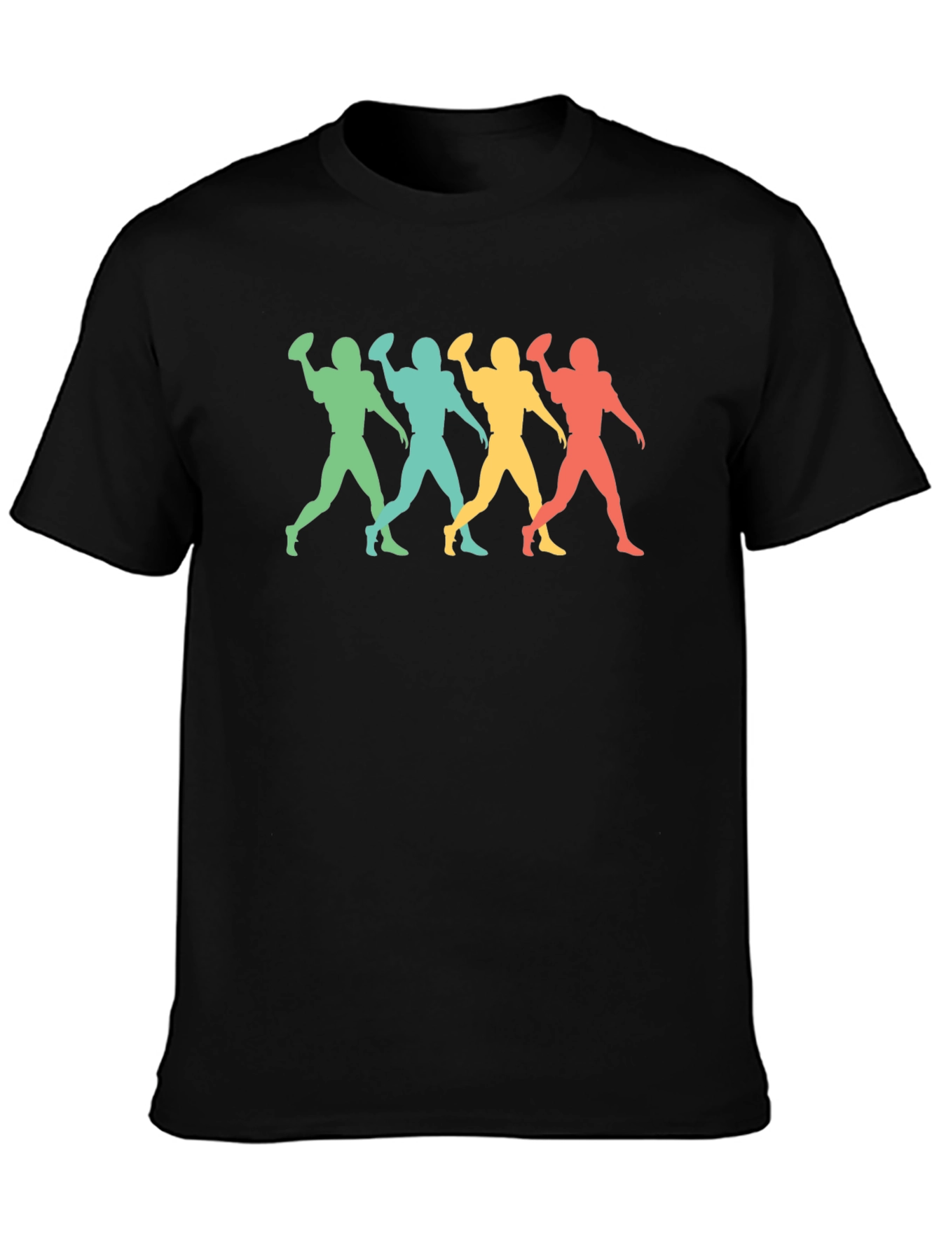 Retro Football Player Graphic Tee