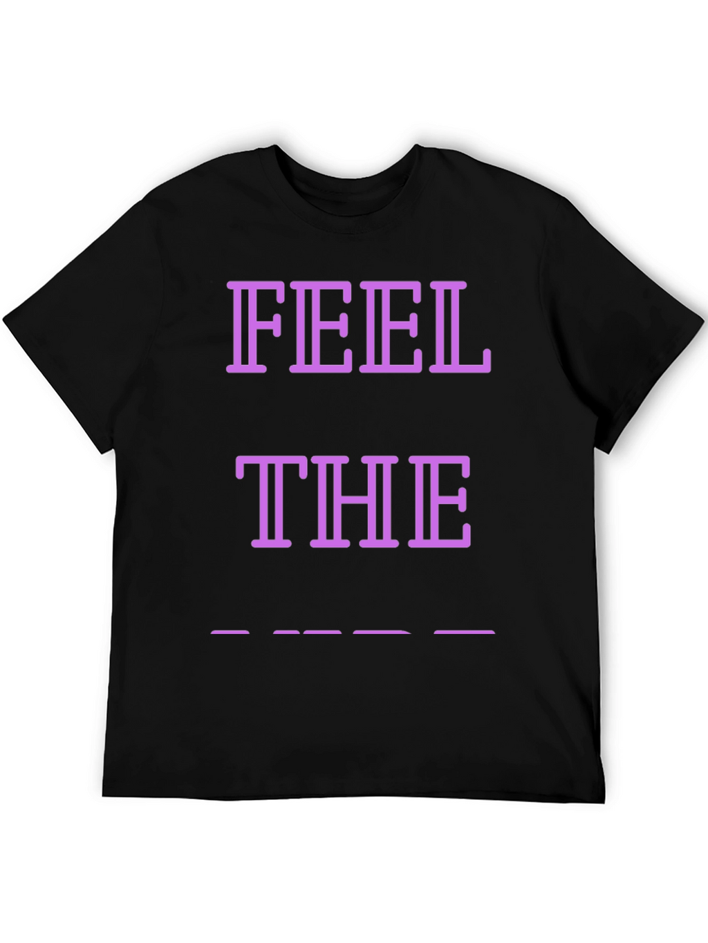 Feel the Vibes Black Graphic Tee