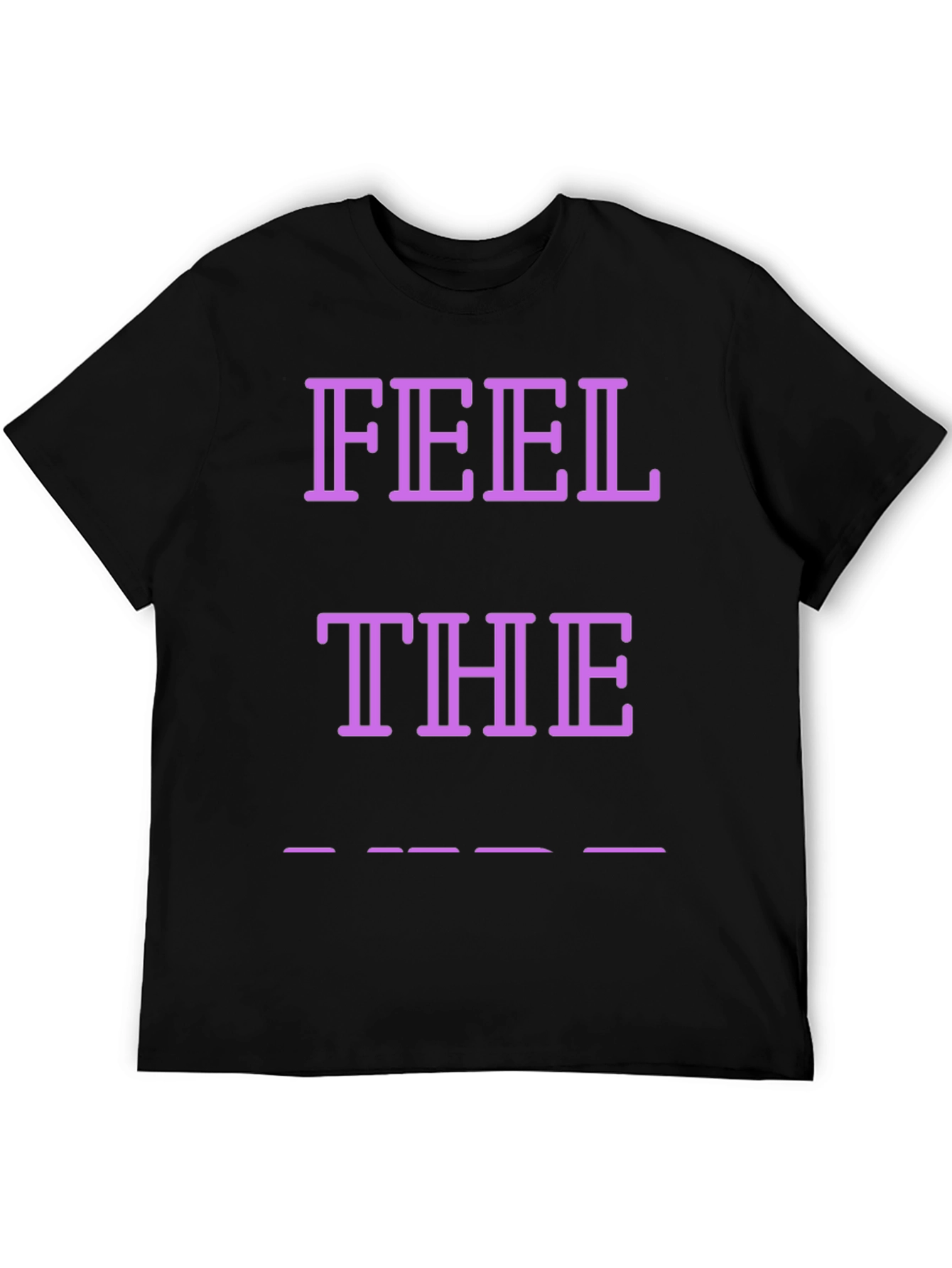 Feel the Vibes Black Graphic Tee