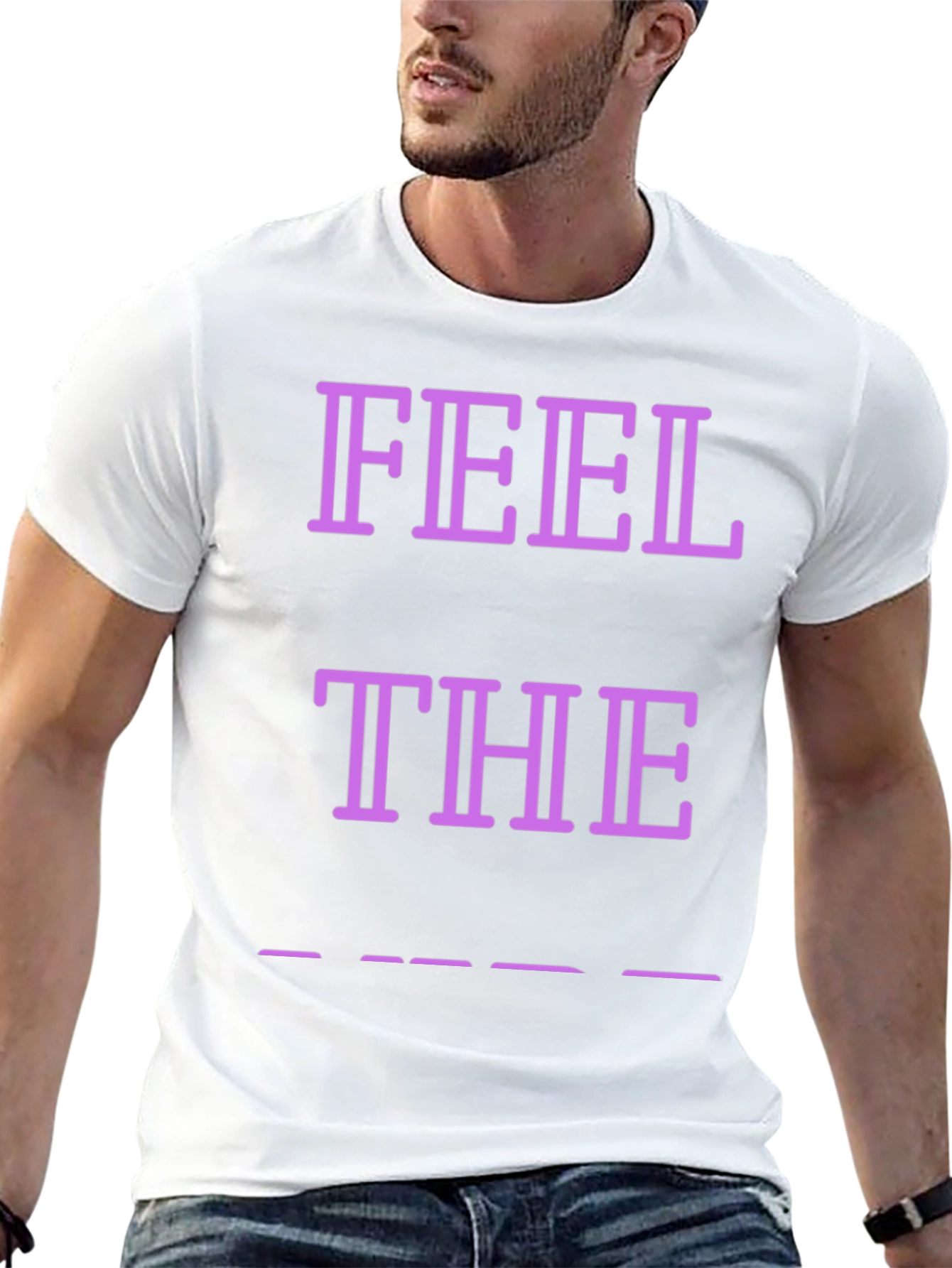 Feel the Vibes Black Graphic Tee