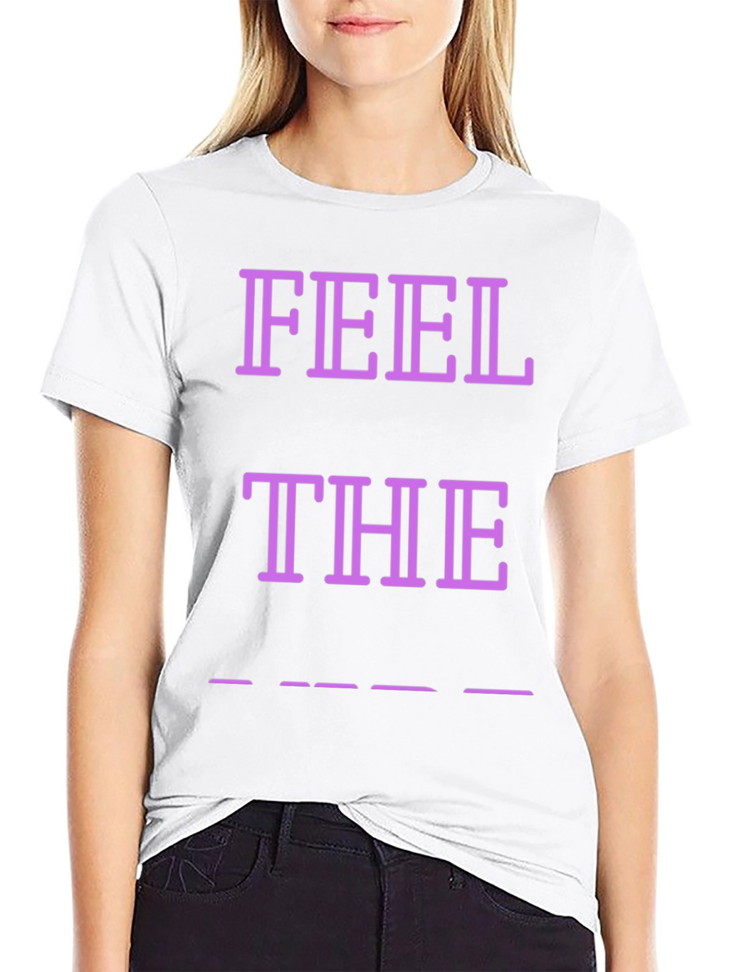 Feel the Vibes Black Graphic Tee