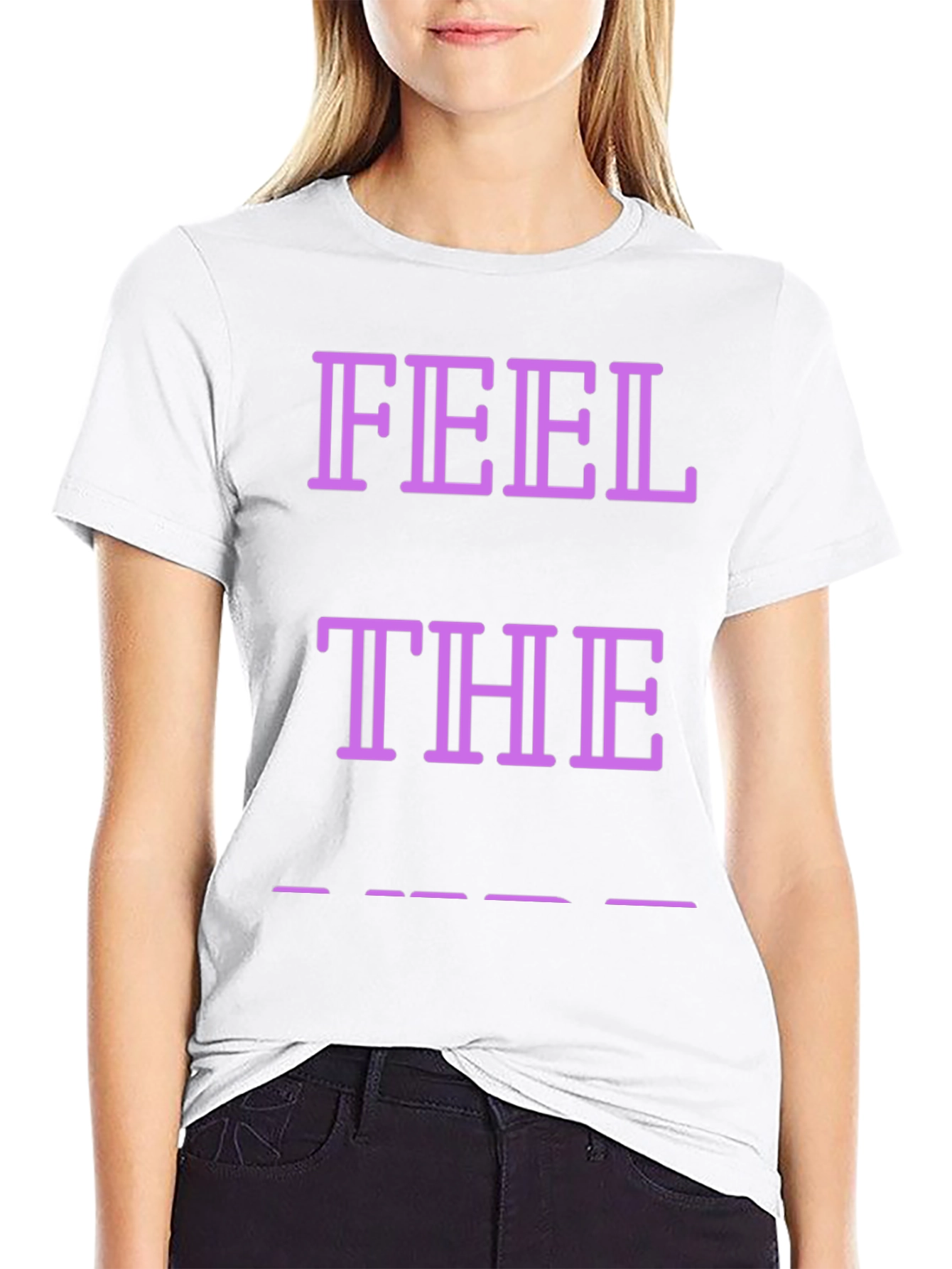 Feel the Vibes Black Graphic Tee