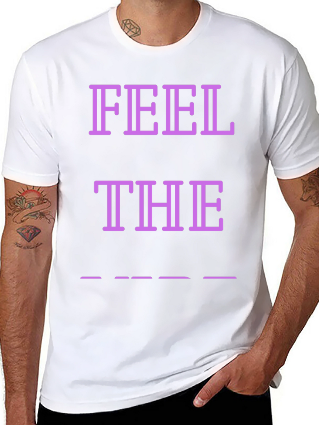 Feel the Vibes Black Graphic Tee