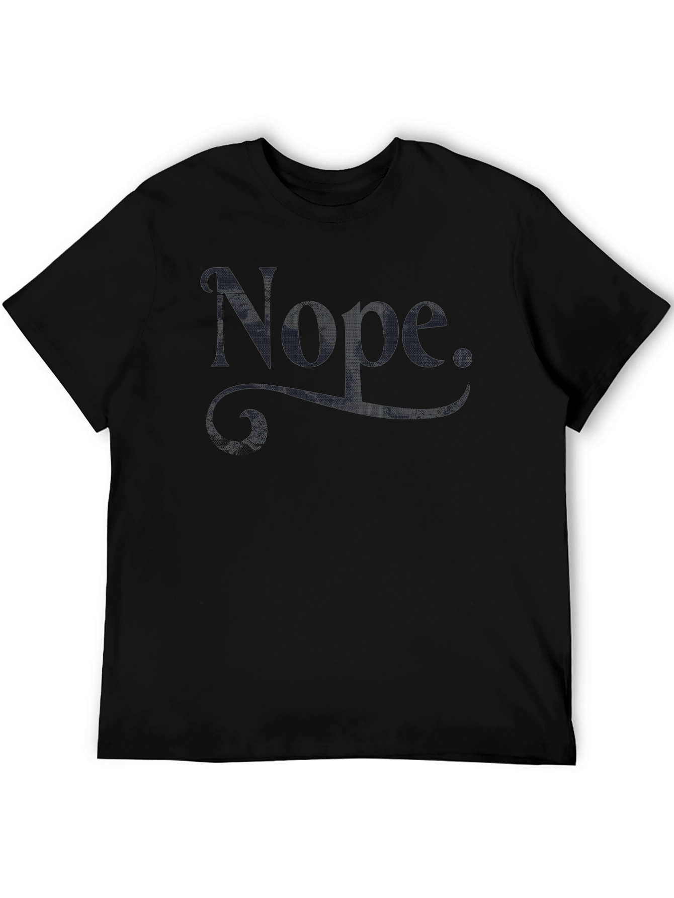 Nope Graphic Tee - Soft Cotton Casual T-Shirt