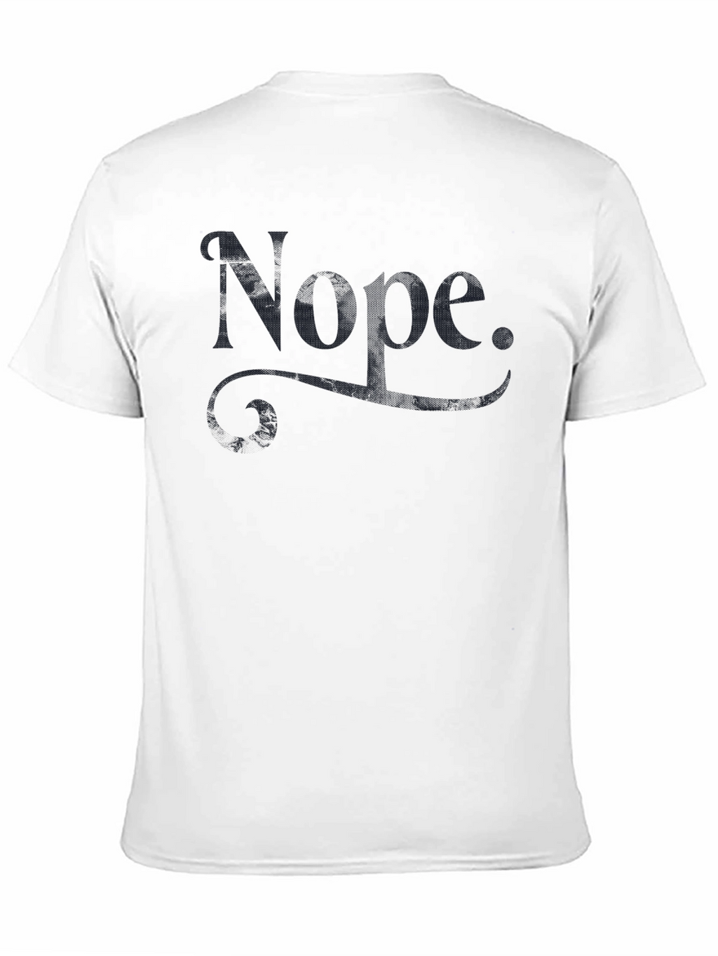 Nope Graphic Tee - Soft Cotton Casual T-Shirt