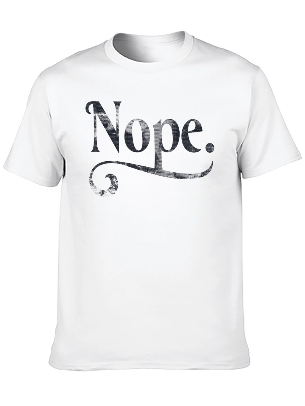 Nope Graphic Tee - Soft Cotton Casual T-Shirt