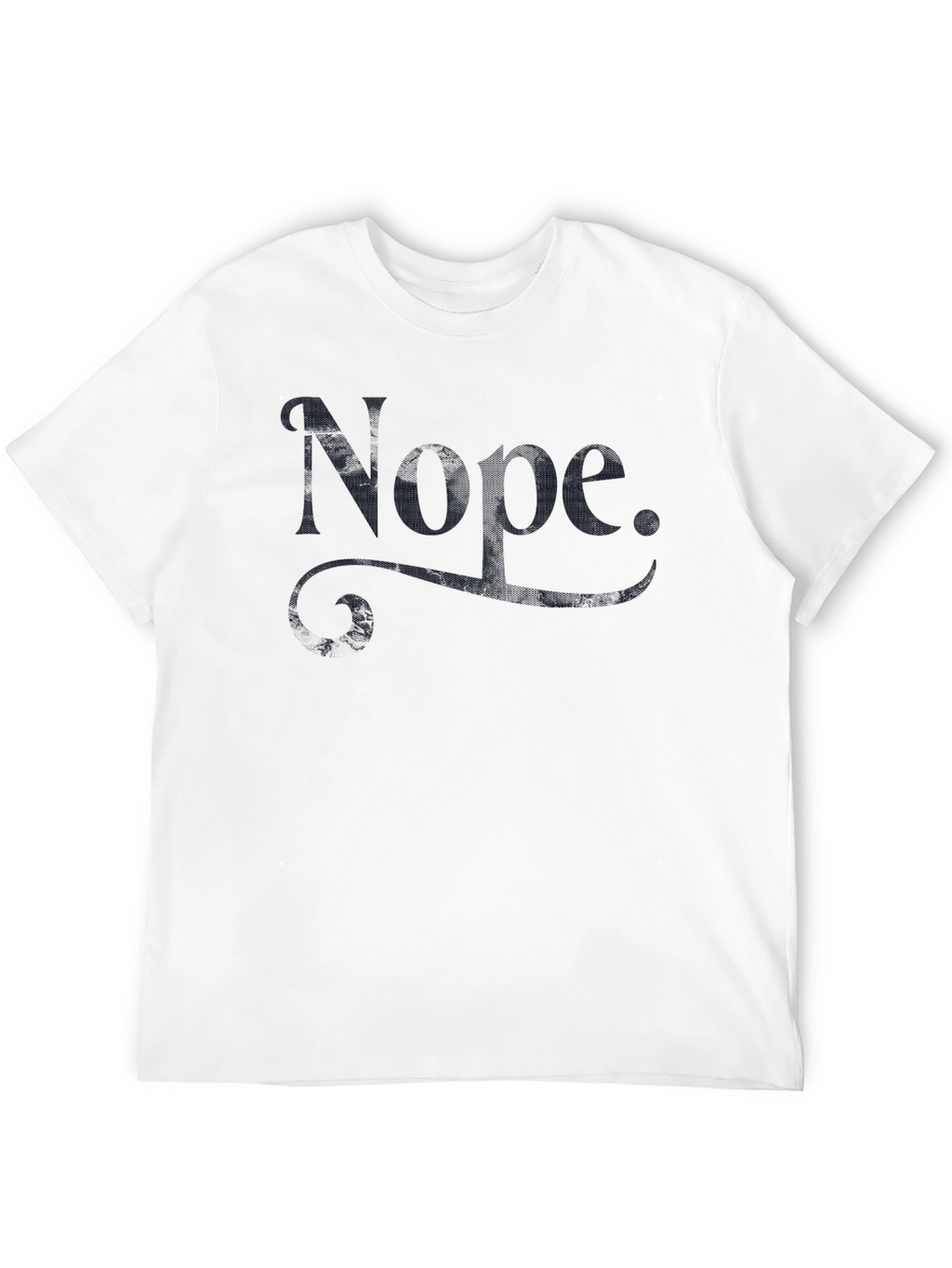 Nope Graphic Tee - Soft Cotton Casual T-Shirt